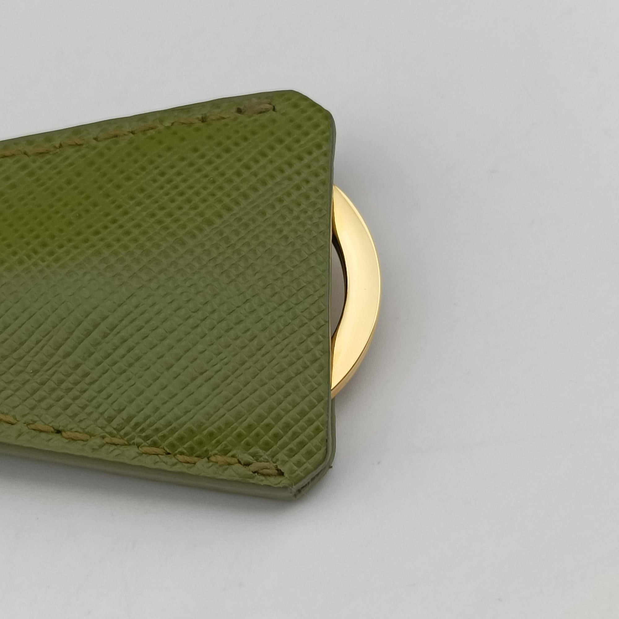 Pre-owned Prada Galleria Green SAFFIANO Leather BN2274 shoulderbag | stylenewstar
