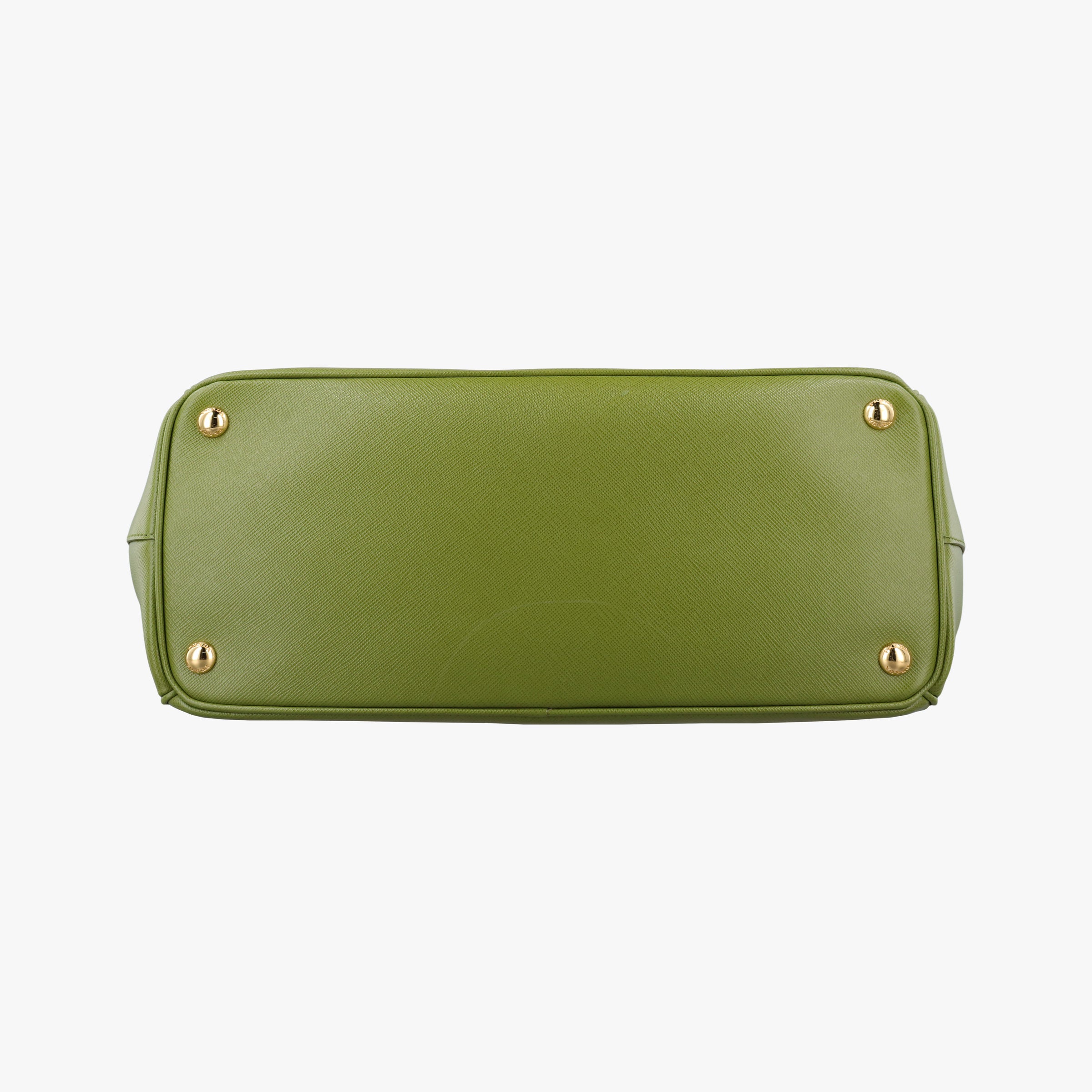 Pre-owned Prada Galleria Green SAFFIANO Leather BN2274 shoulderbag | stylenewstar