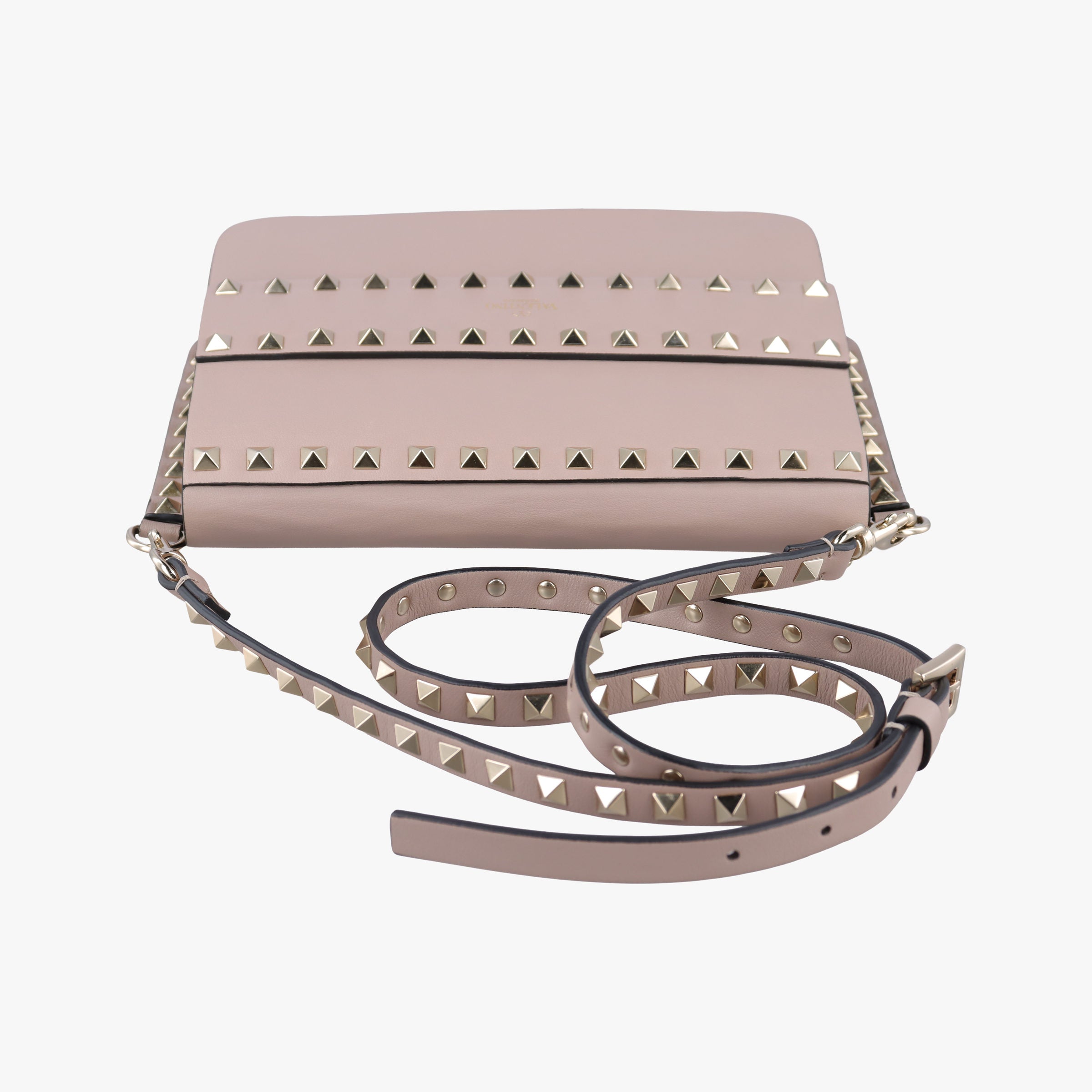 Vintage Valentino Rockstud Pink leather  shoulderbag | stylenewstar