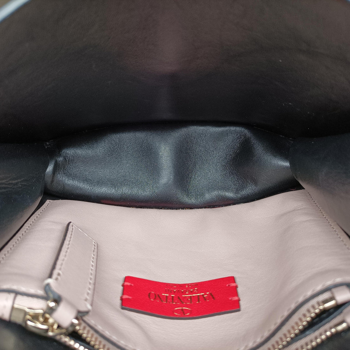 Vintage Valentino Rockstud Pink leather  shoulderbag | stylenewstar
