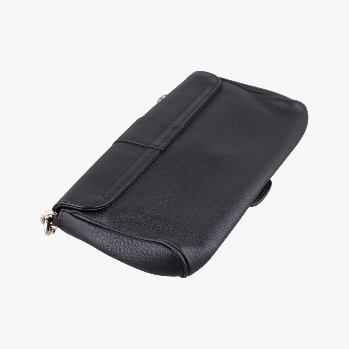 Pre-owned Gucci Greenwich chain Black Leather 268748 shoulderbag | stylenewstar