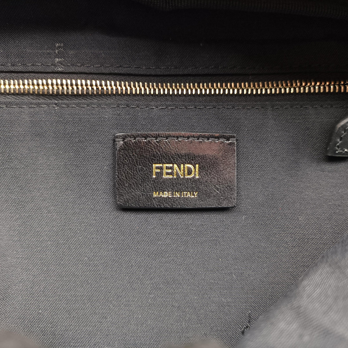 Pre-owned Fendi Zucca Diagonal Pattern Black PVC Coated Canvas 7VA434 bum bag/waist bag | stylenewstar