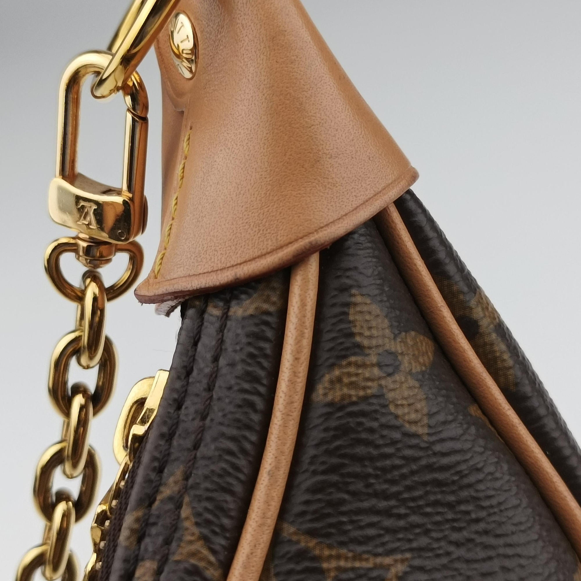 Vintage Louis Vuitton LOOP Brown×Beige Monogram Canvas M81098 shoulderbag | stylenewstar