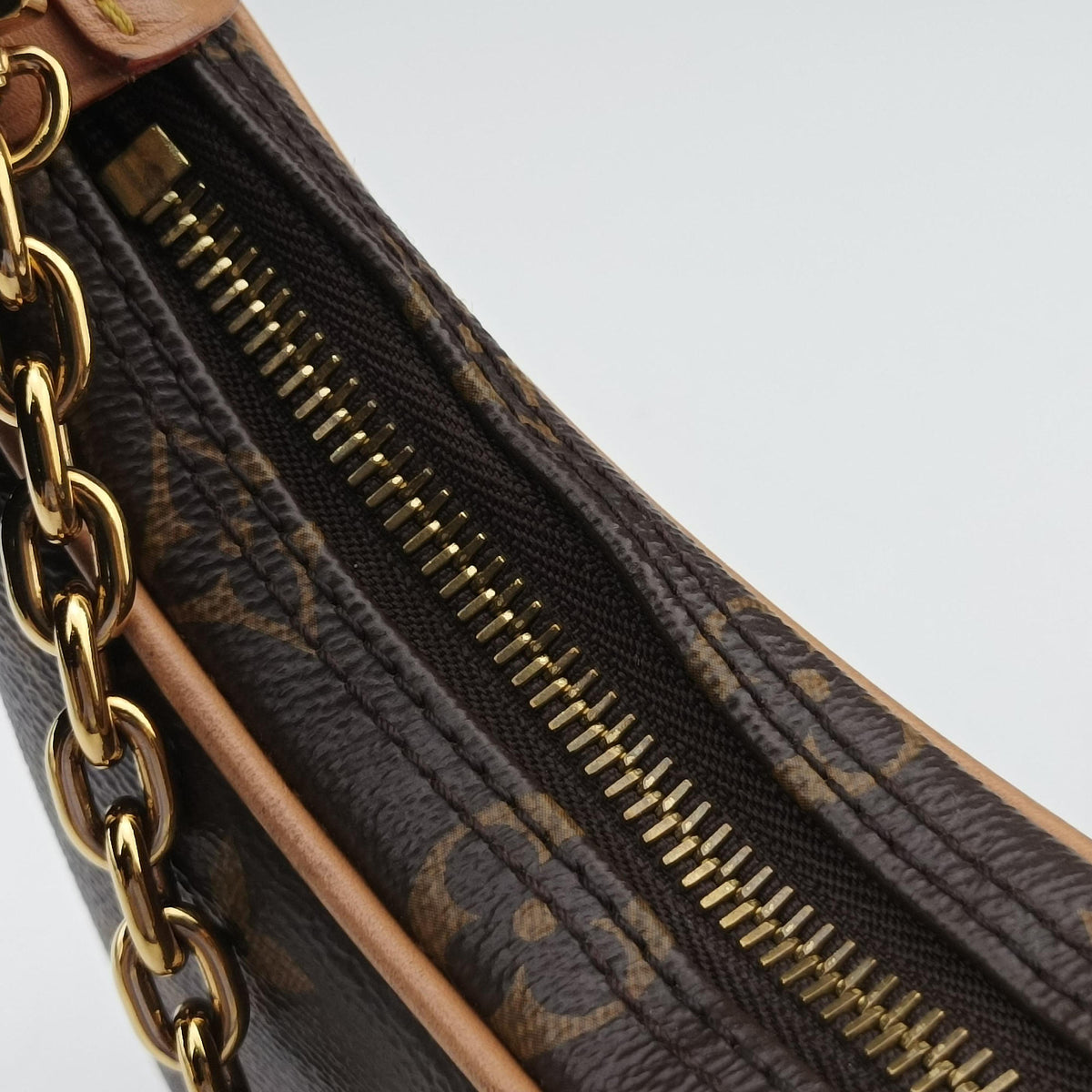 Vintage Louis Vuitton LOOP Brown×Beige Monogram Canvas M81098 shoulderbag | stylenewstar