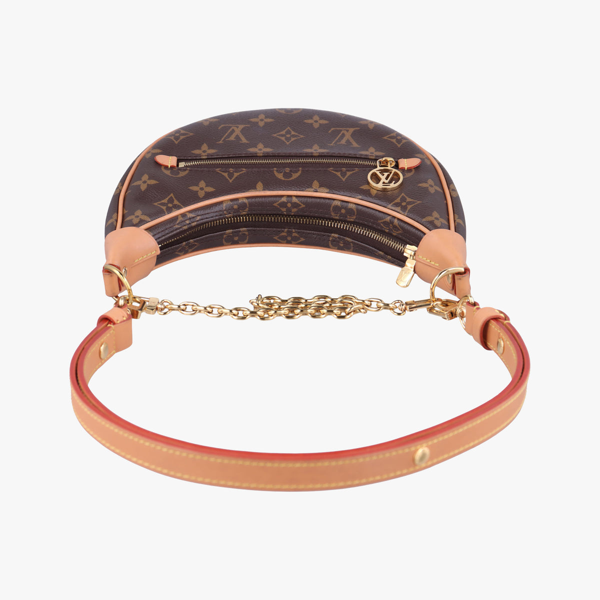 Vintage Louis Vuitton LOOP Brown×Beige Monogram Canvas M81098 shoulderbag | stylenewstar