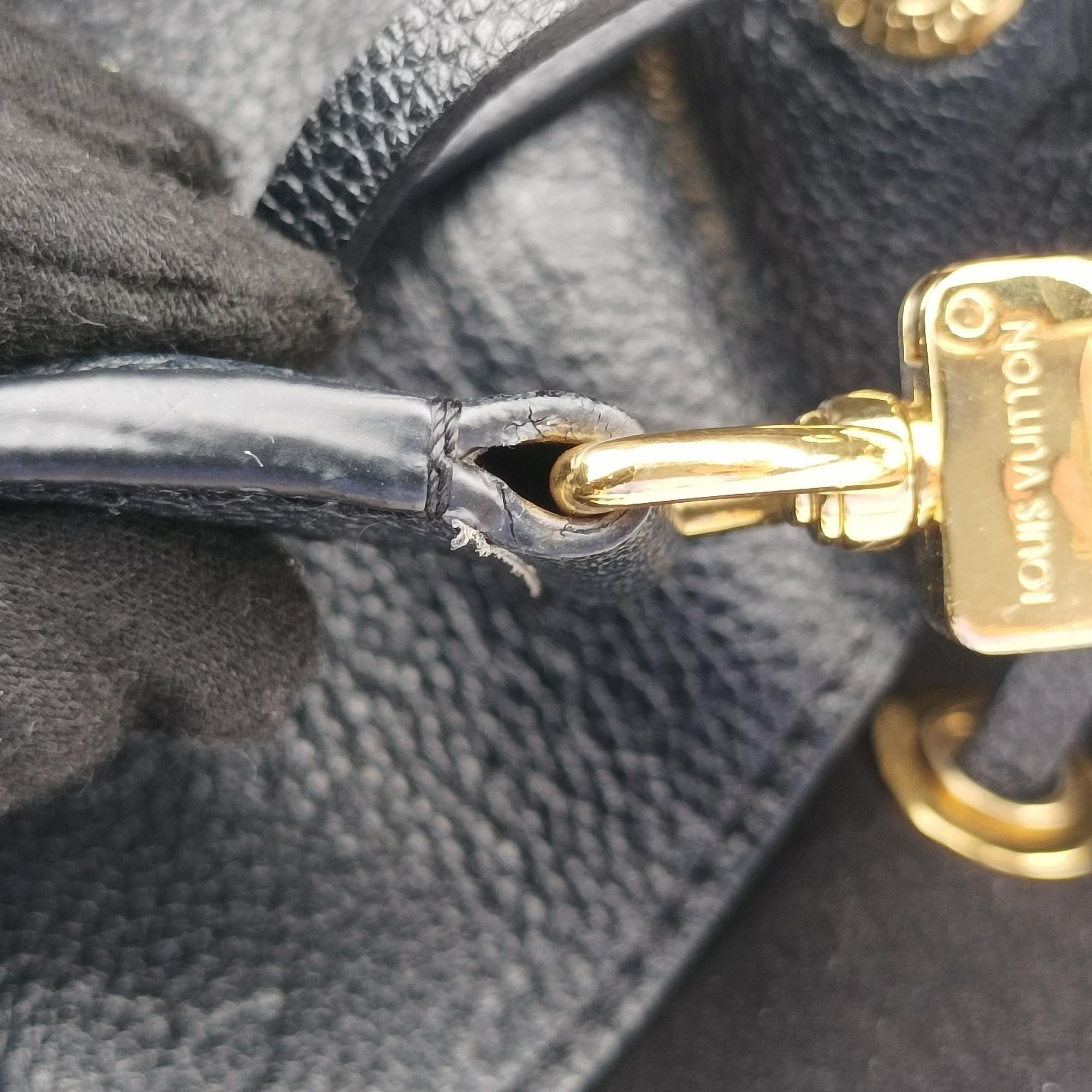 Pre-owned Louis Vuitton NeoNoe Noir Monogram Empreinte M45256 shoulderbag | stylenewstar
