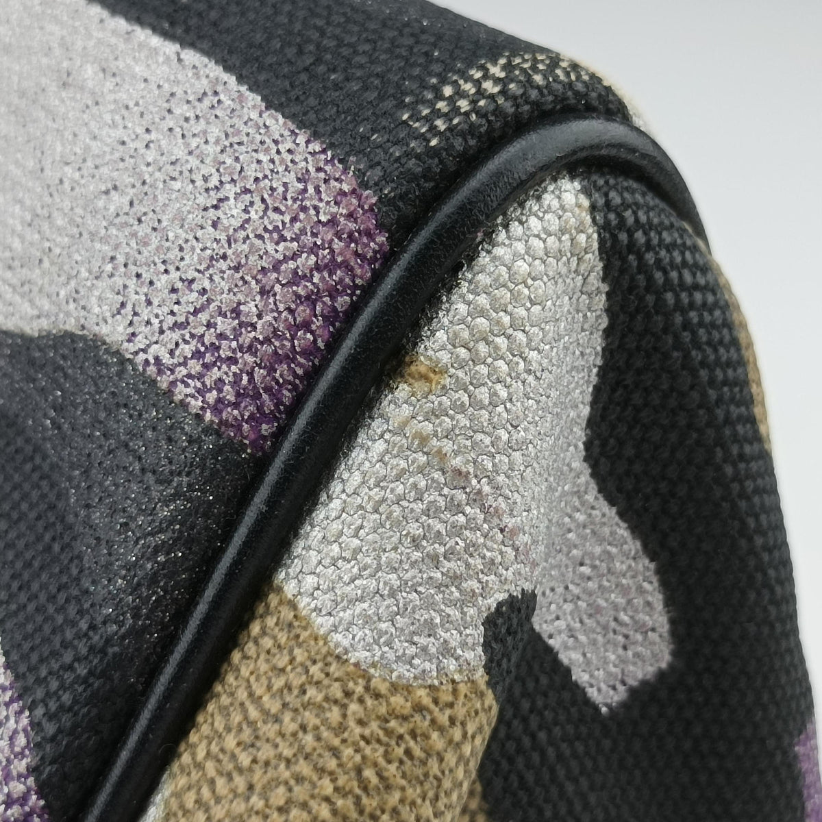 Secondhand Christian Dior Camouflage Print Bowler Multicolour canvas  handbag | stylenewstar