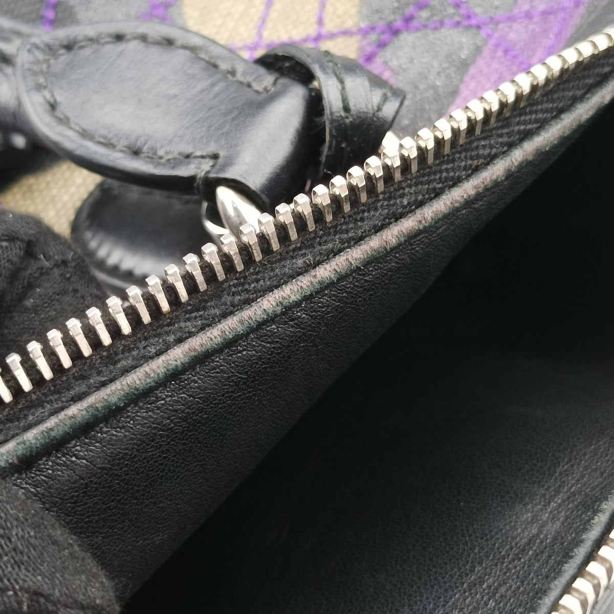 Secondhand Christian Dior Camouflage Print Bowler Multicolour canvas  handbag | stylenewstar