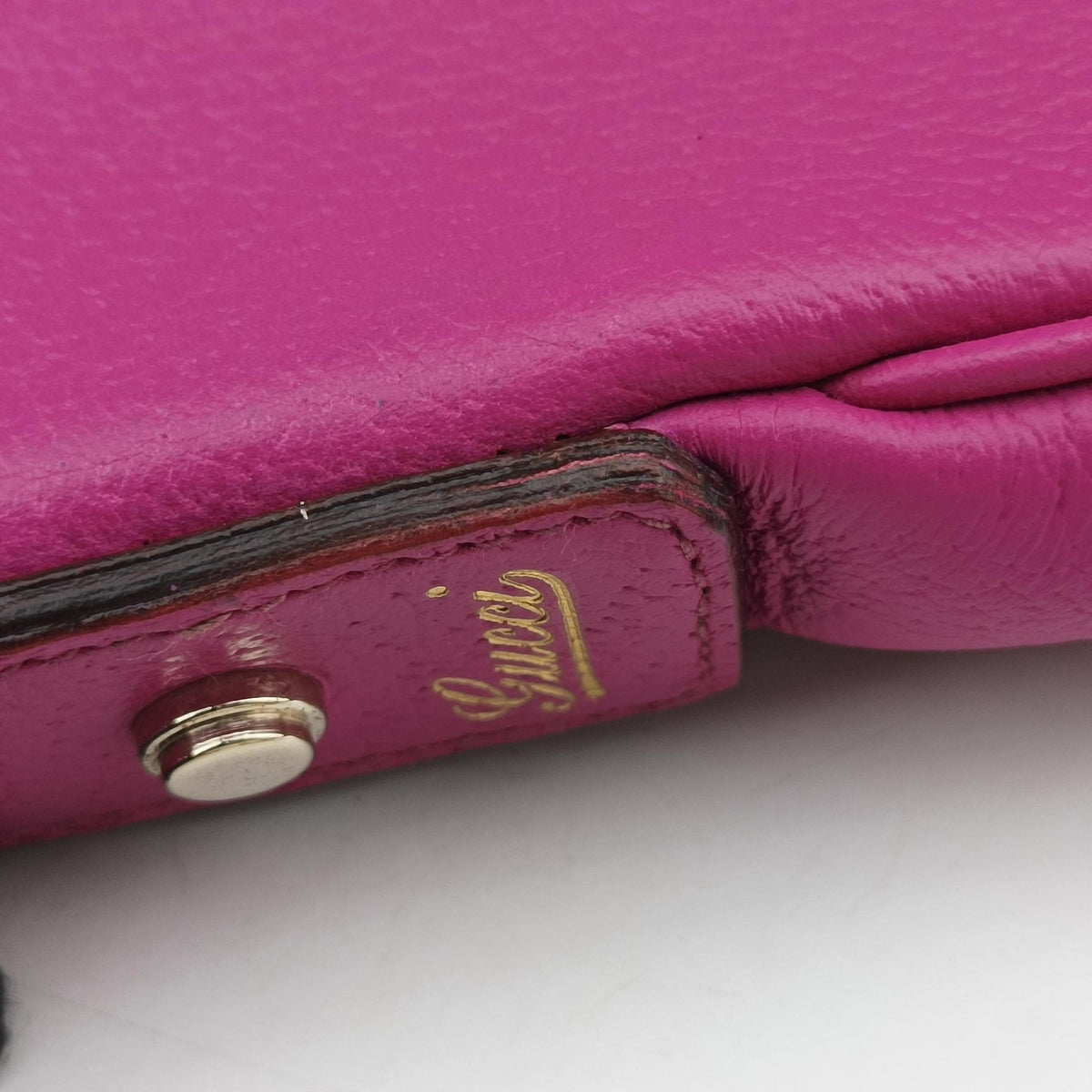 Vintage Gucci Guccissima Abby Purple Leather 130738 shoulderbag | stylenewstar