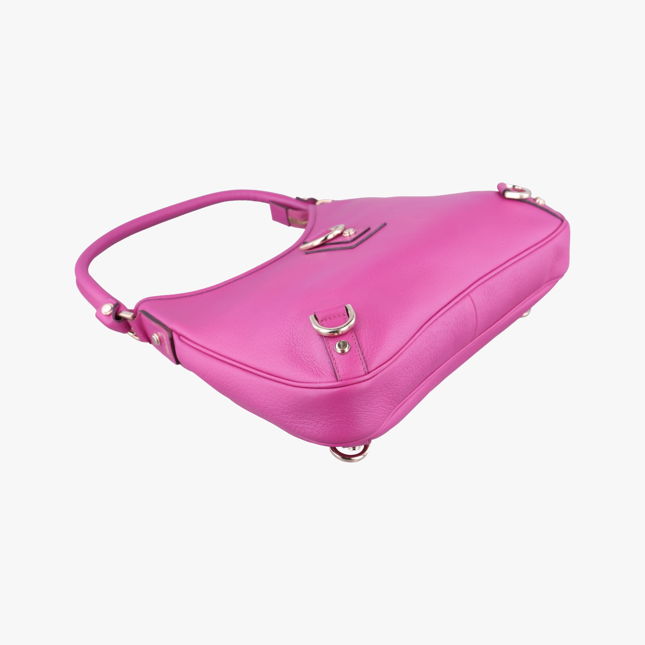 Vintage Gucci Guccissima Abby Purple Leather 130738 shoulderbag | stylenewstar