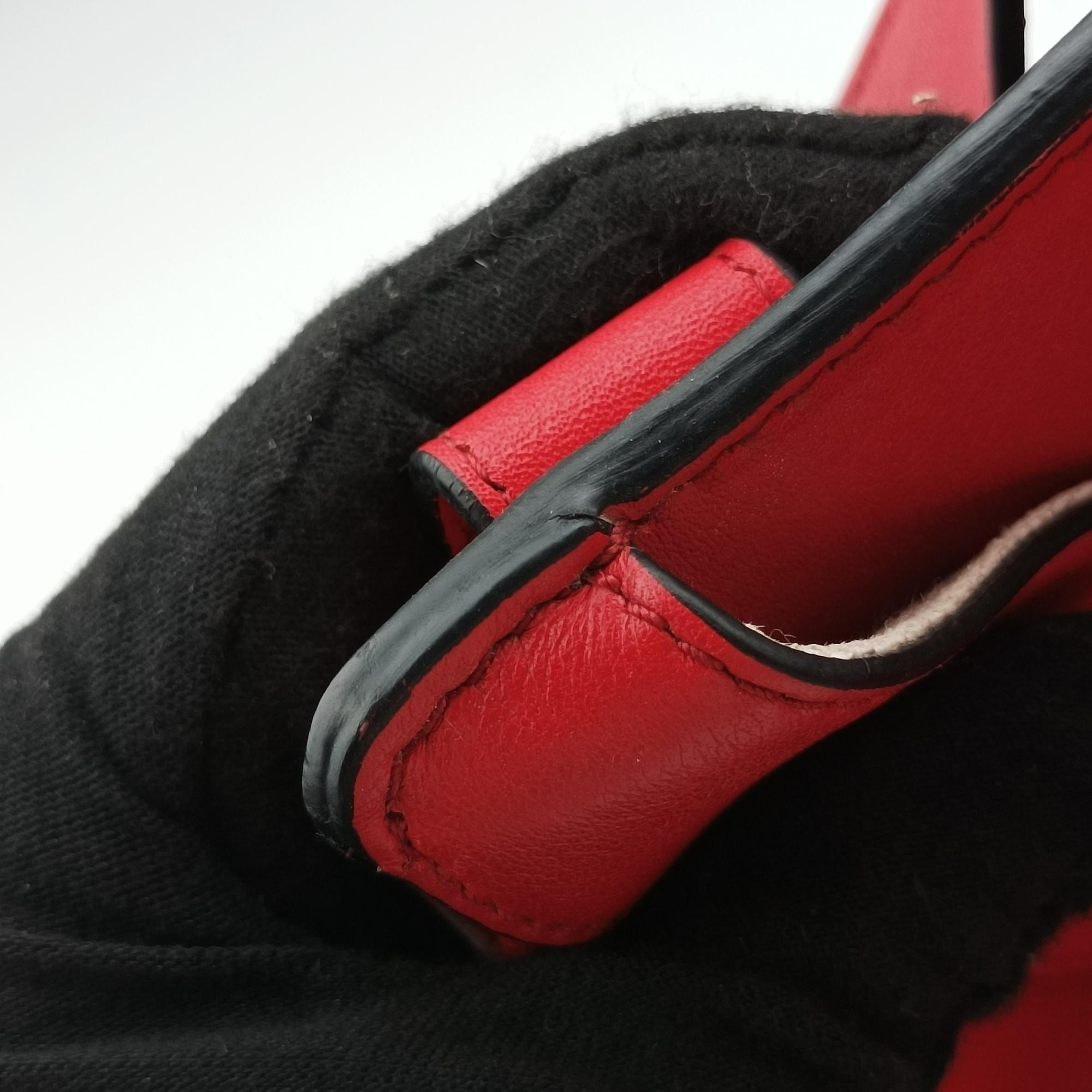 Secondhand Loewe Hammock Red Leather  shoulderbag | stylenewstar