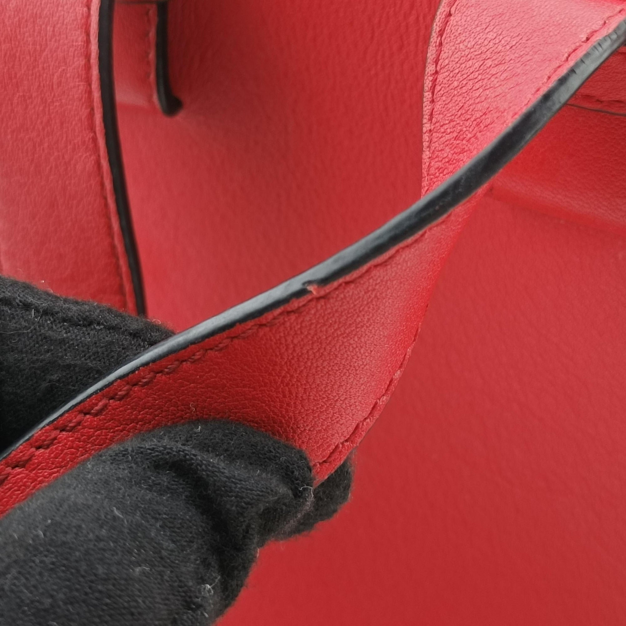 Secondhand Loewe Hammock Red Leather  shoulderbag | stylenewstar