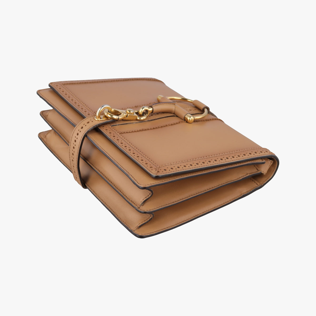 Pre-owned Gucci Duilio Broge Beige Leather 296902 shoulderbag | stylenewstar