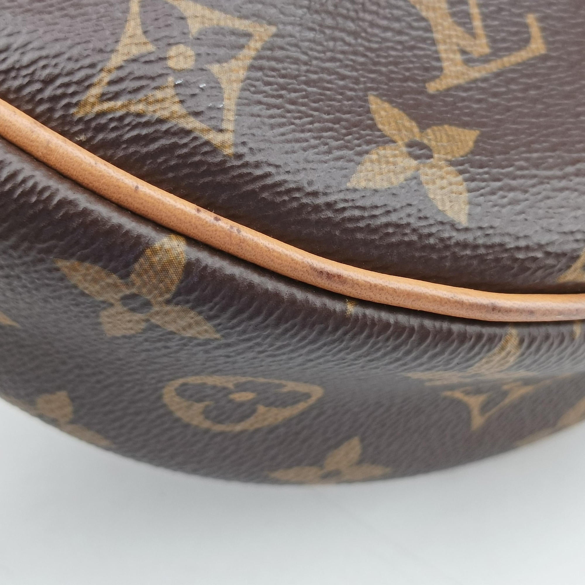 Pre-owned Louis Vuitton LOOP Brown×Beige Monogram Canvas M81098 shoulderbag | stylenewstar