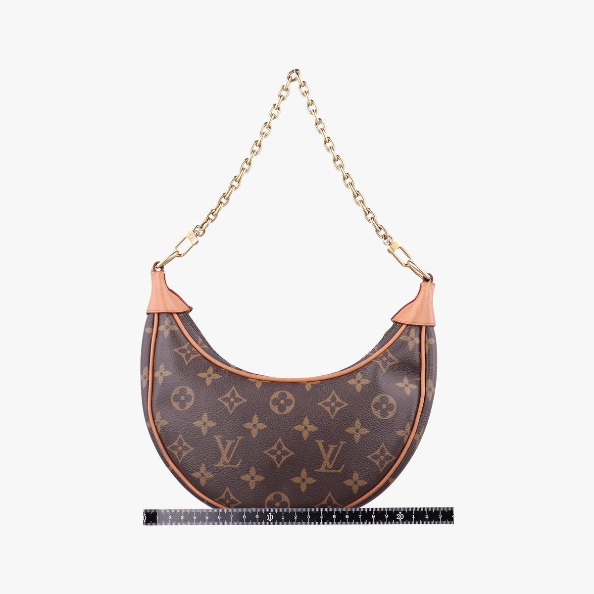 Pre-owned Louis Vuitton LOOP Brown×Beige Monogram Canvas M81098 shoulderbag | stylenewstar