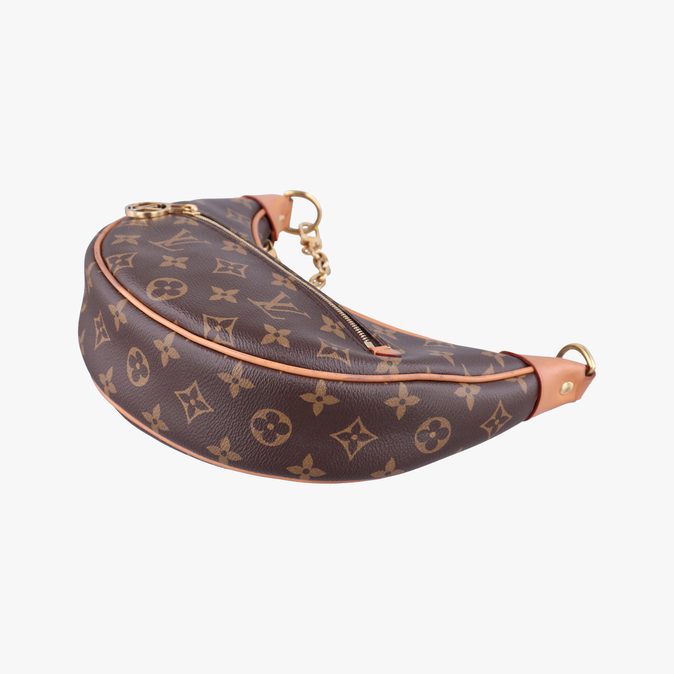Pre-owned Louis Vuitton LOOP Brown×Beige Monogram Canvas M81098 shoulderbag | stylenewstar