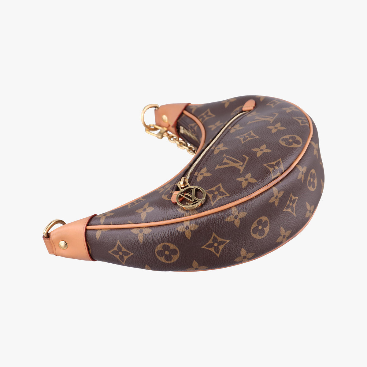 Pre-owned Louis Vuitton LOOP Brown×Beige Monogram Canvas M81098 shoulderbag | stylenewstar