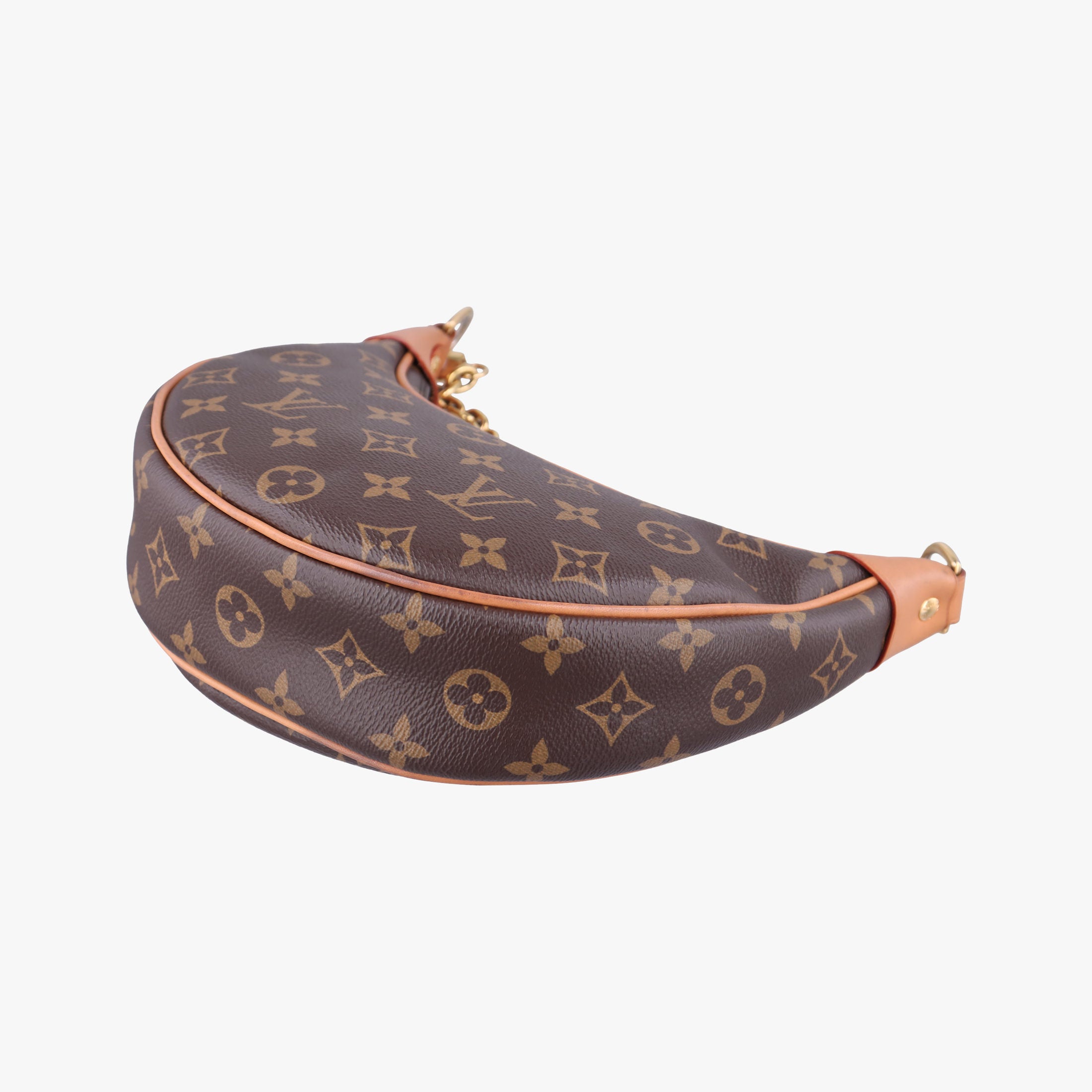 Pre-owned Louis Vuitton LOOP Brown×Beige Monogram Canvas M81098 shoulderbag | stylenewstar