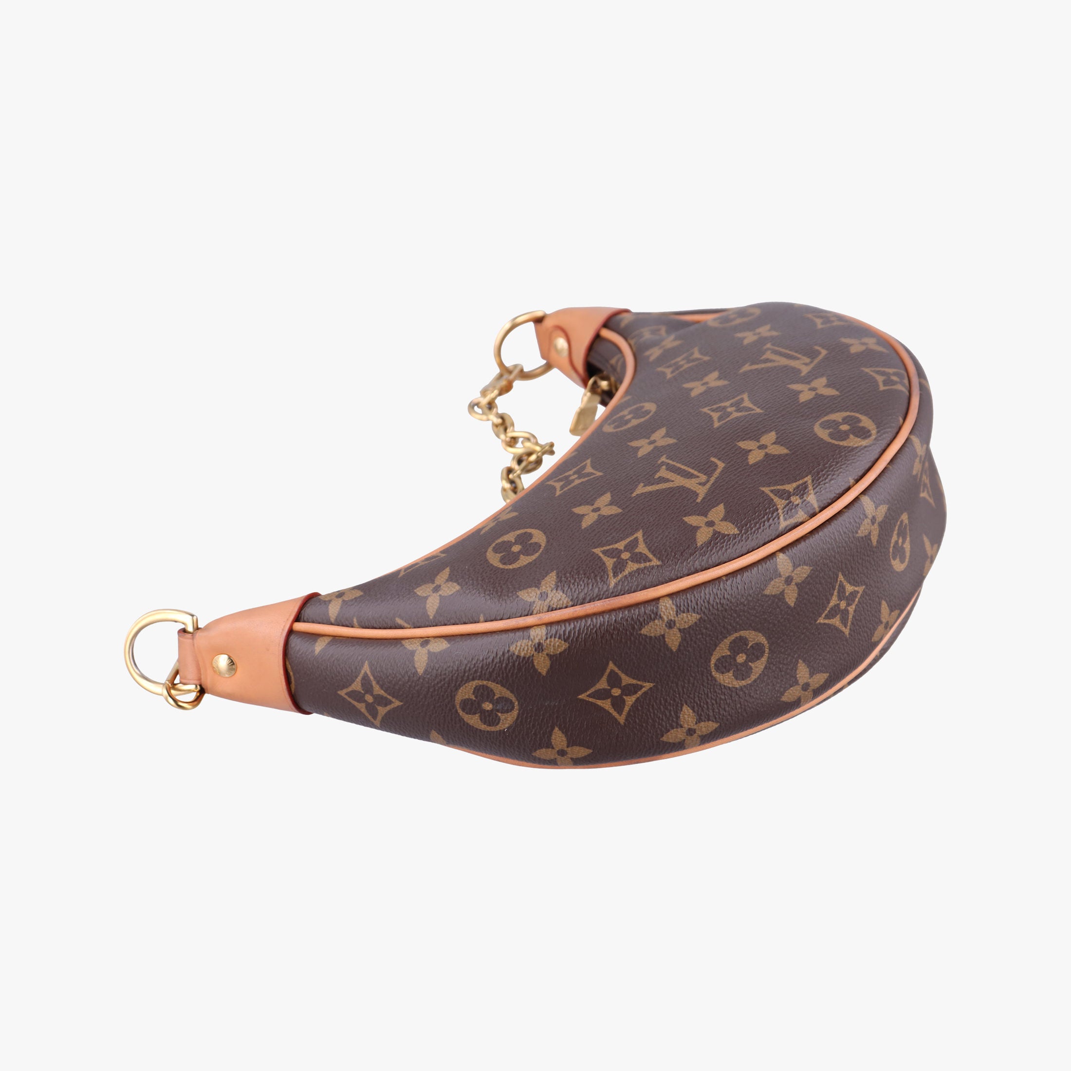 Pre-owned Louis Vuitton LOOP Brown×Beige Monogram Canvas M81098 shoulderbag | stylenewstar