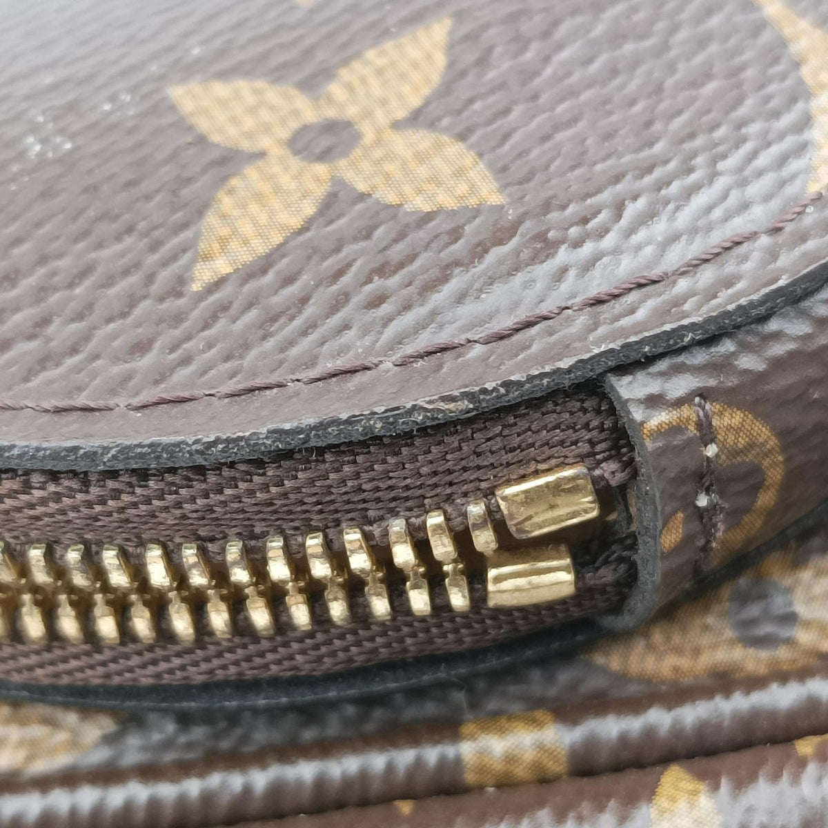 Pre-owned Louis Vuitton Multi Pochette Accessoir brown×khaki Monogram Canvas M44813 shoulderbag | stylenewstar
