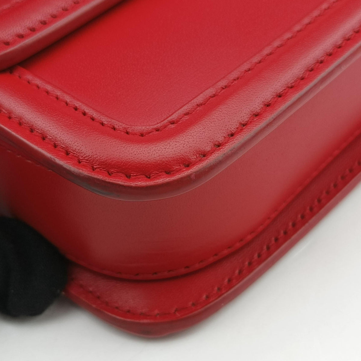 Pre-owned Yves Saint Laurent Solferino Red Leather 634306 shoulderbag | stylenewstar
