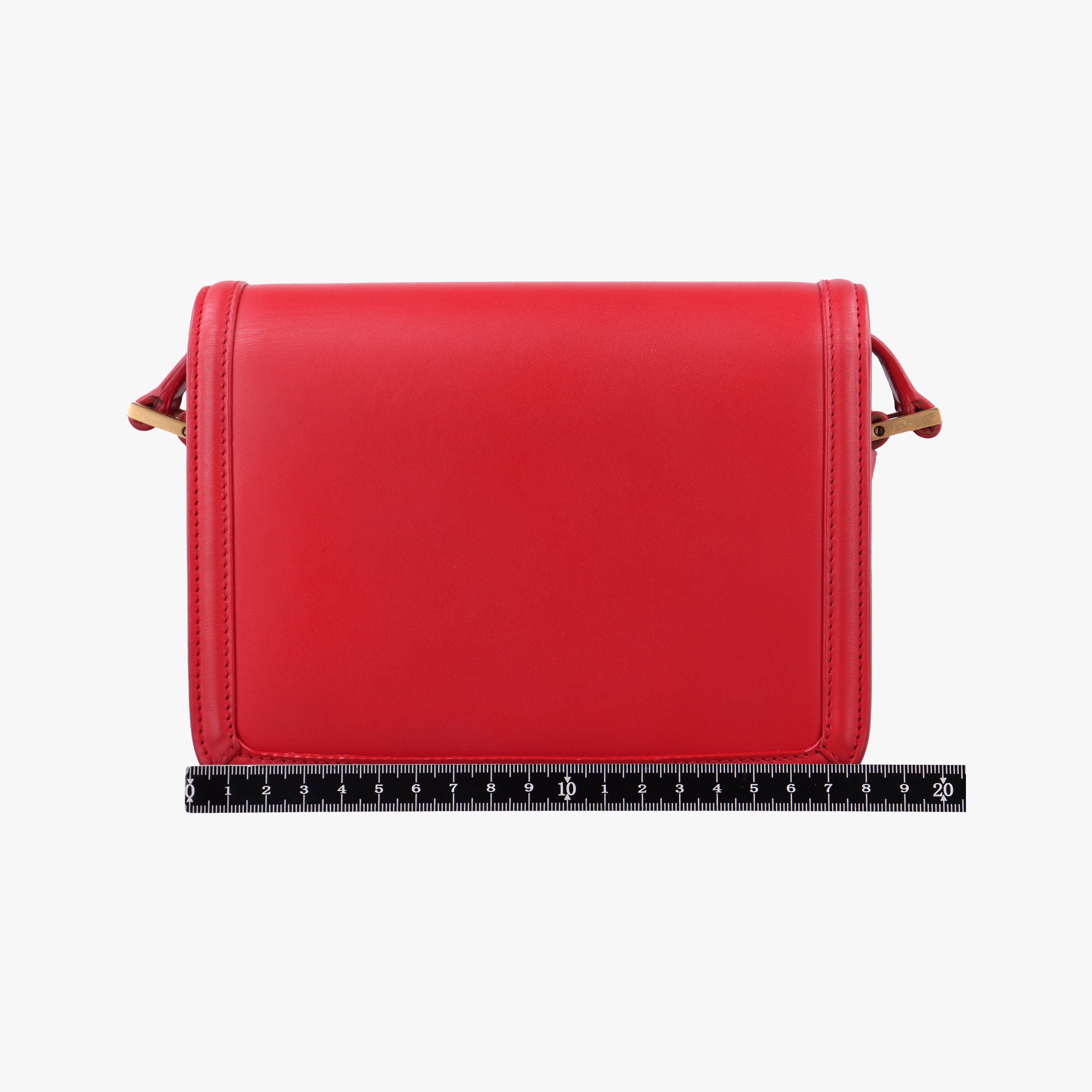 Pre-owned Yves Saint Laurent Solferino Red Leather 634306 shoulderbag | stylenewstar