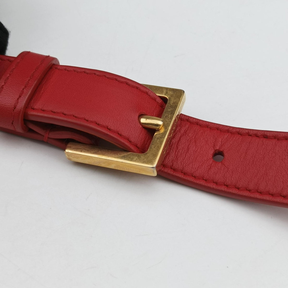 Pre-owned Yves Saint Laurent Solferino Red Leather 634306 shoulderbag | stylenewstar