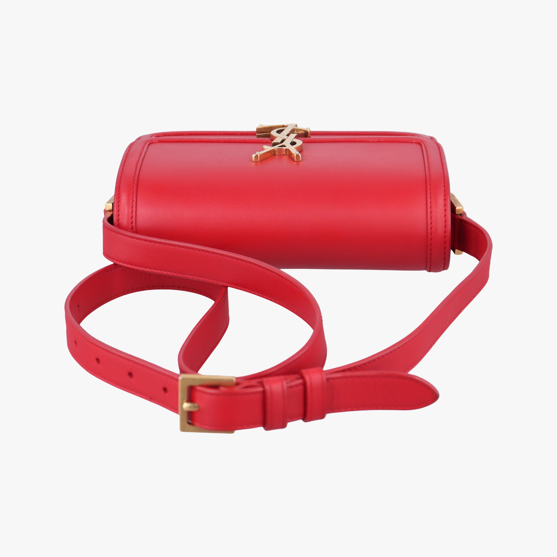 Pre-owned Yves Saint Laurent Solferino Red Leather 634306 shoulderbag | stylenewstar