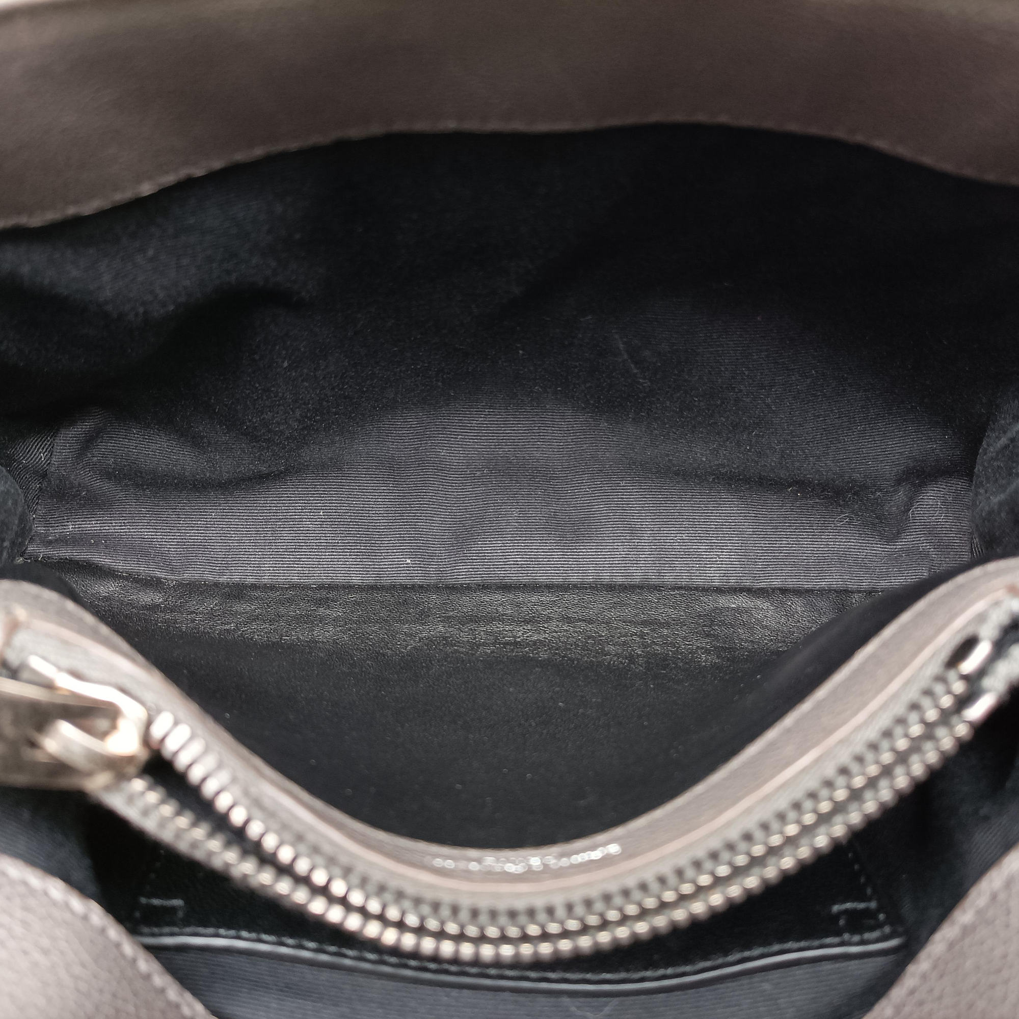 Pre-owned Yves Saint Laurent COLLEGE Grey Leather 428056 shoulderbag | stylenewstar