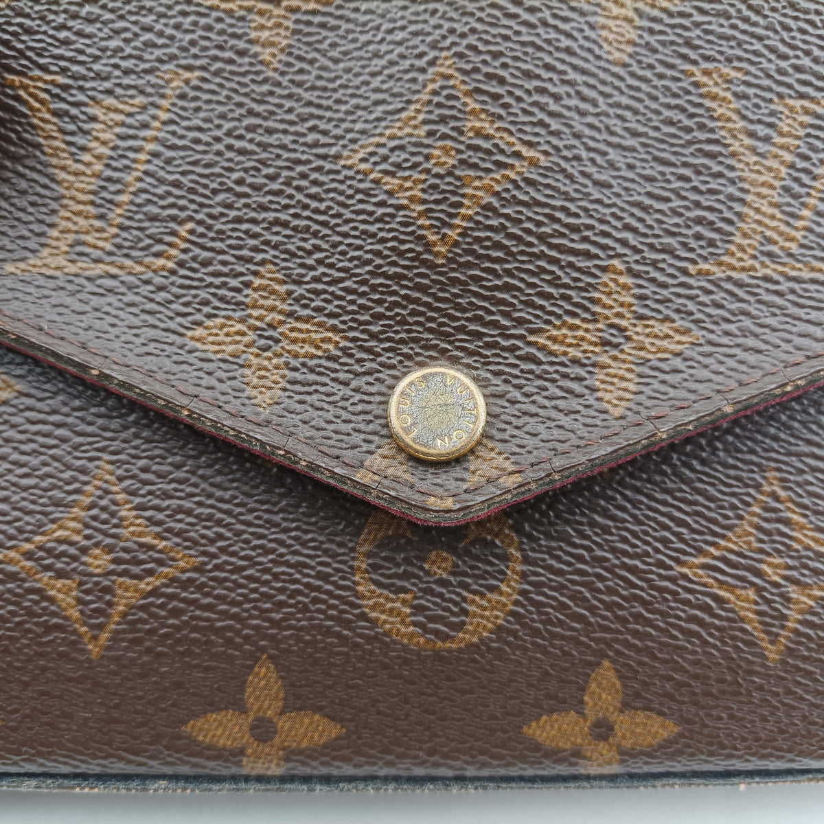 Pre-owned Louis Vuitton Pochette Felicie Brown Monogram Canvas M61276 shoulderbag | stylenewstar