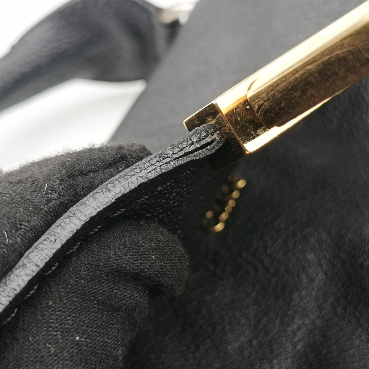 Pre-owned Chloe Elsie Black Leather  shoulderbag | stylenewstar