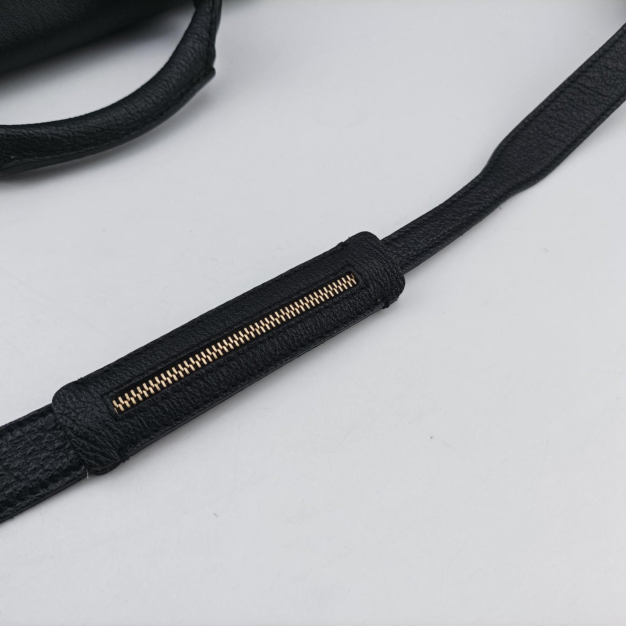 Pre-owned Chloe Elsie Black Leather  shoulderbag | stylenewstar