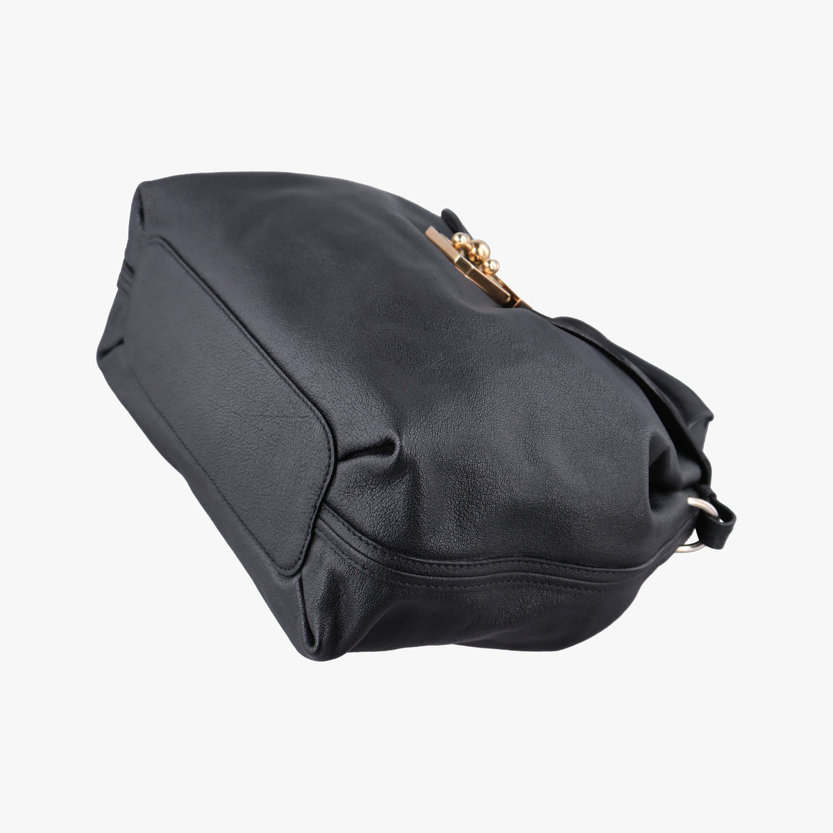 Pre-owned Chloe Elsie Black Leather  shoulderbag | stylenewstar