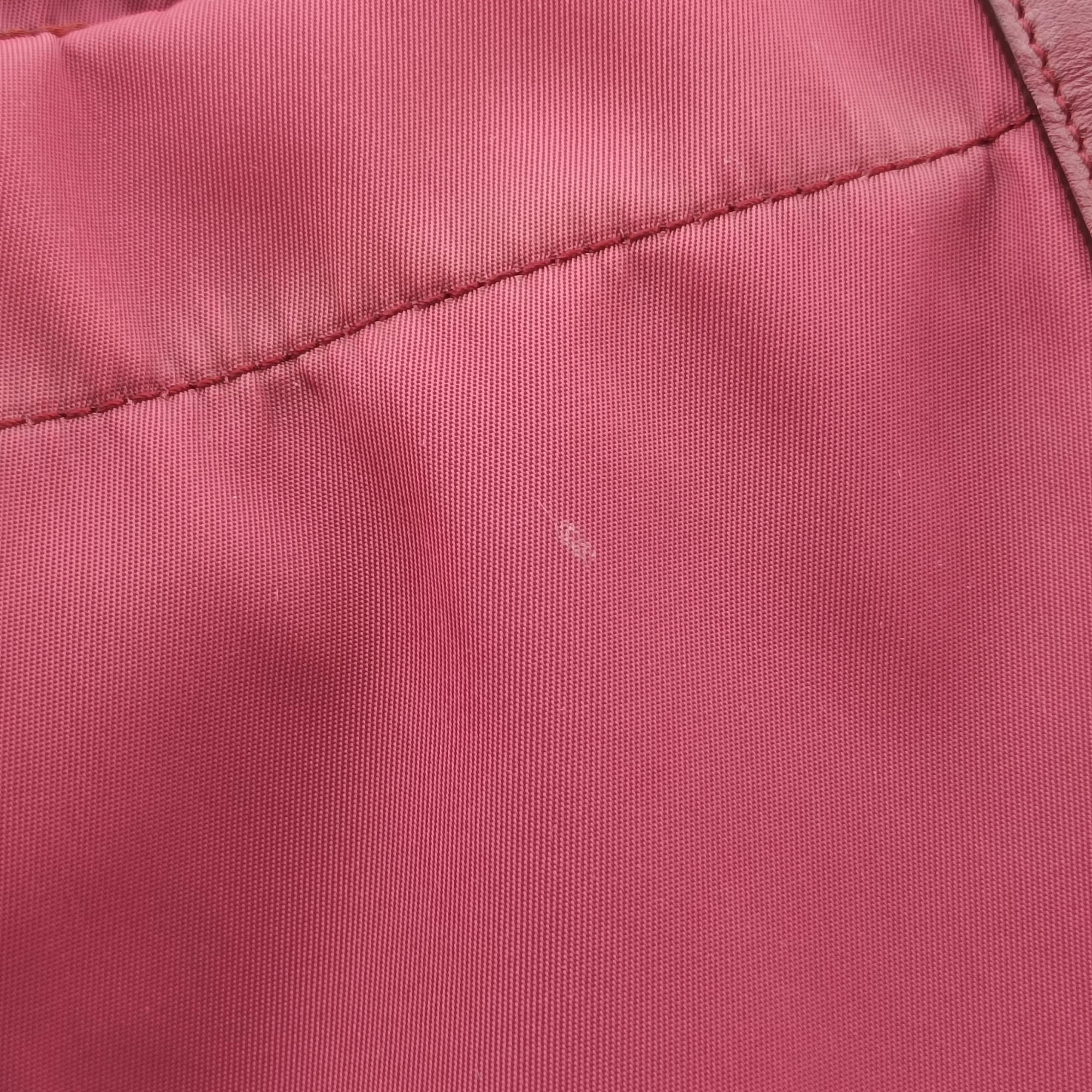 Pre-owned Ferragamo Drawstring Bag Red Nylon  handbag | stylenewstar