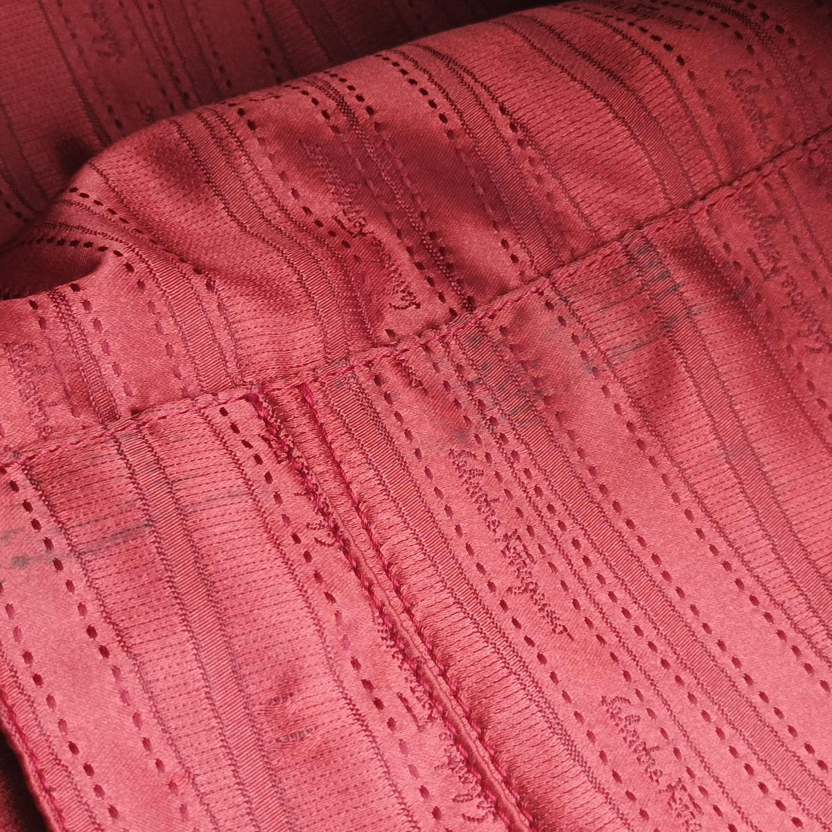 Pre-owned Ferragamo Drawstring Bag Red Nylon  handbag | stylenewstar