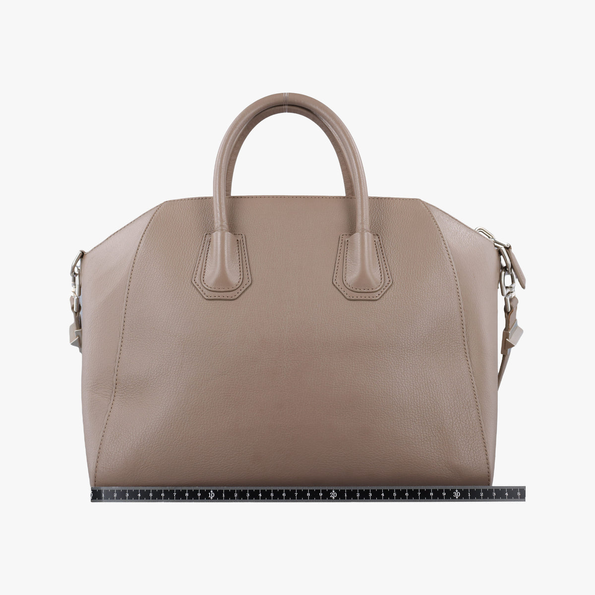 Pre-owned Givenchy Antigona Beige Leather  shoulderbag | stylenewstar