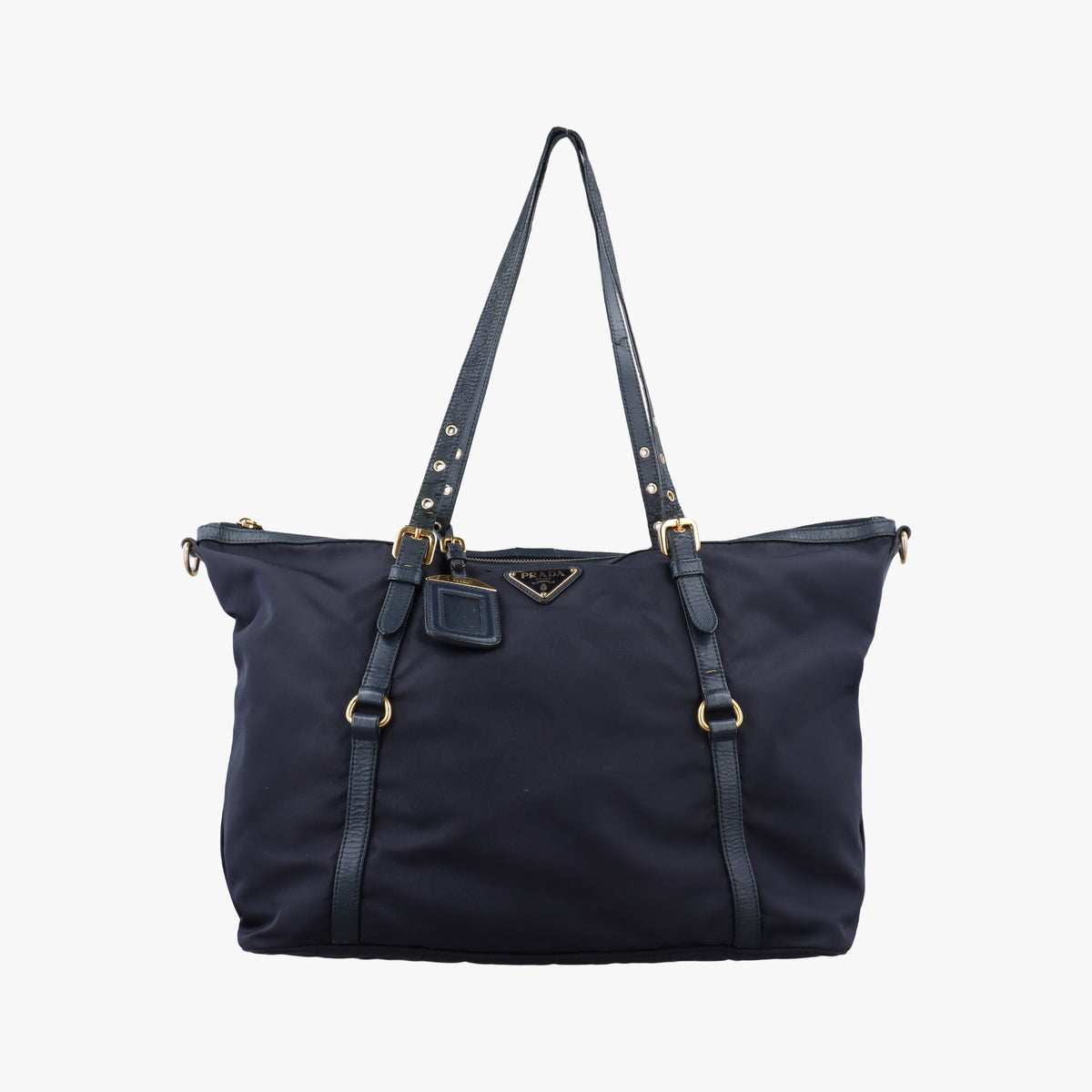 Pre-owned Prada Re-Nylon Tessuto Navy Nylon  shoulderbag | stylenewstar