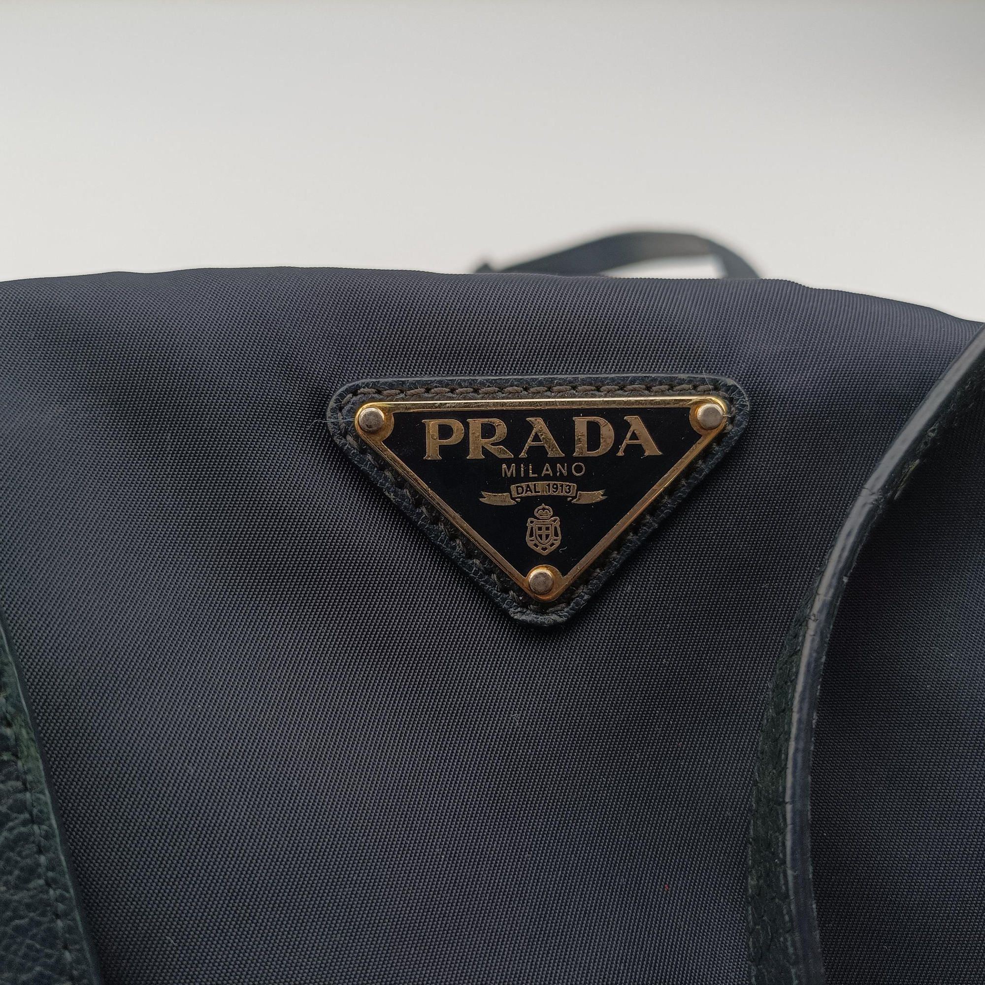 Pre-owned Prada Re-Nylon Tessuto Navy Nylon  shoulderbag | stylenewstar