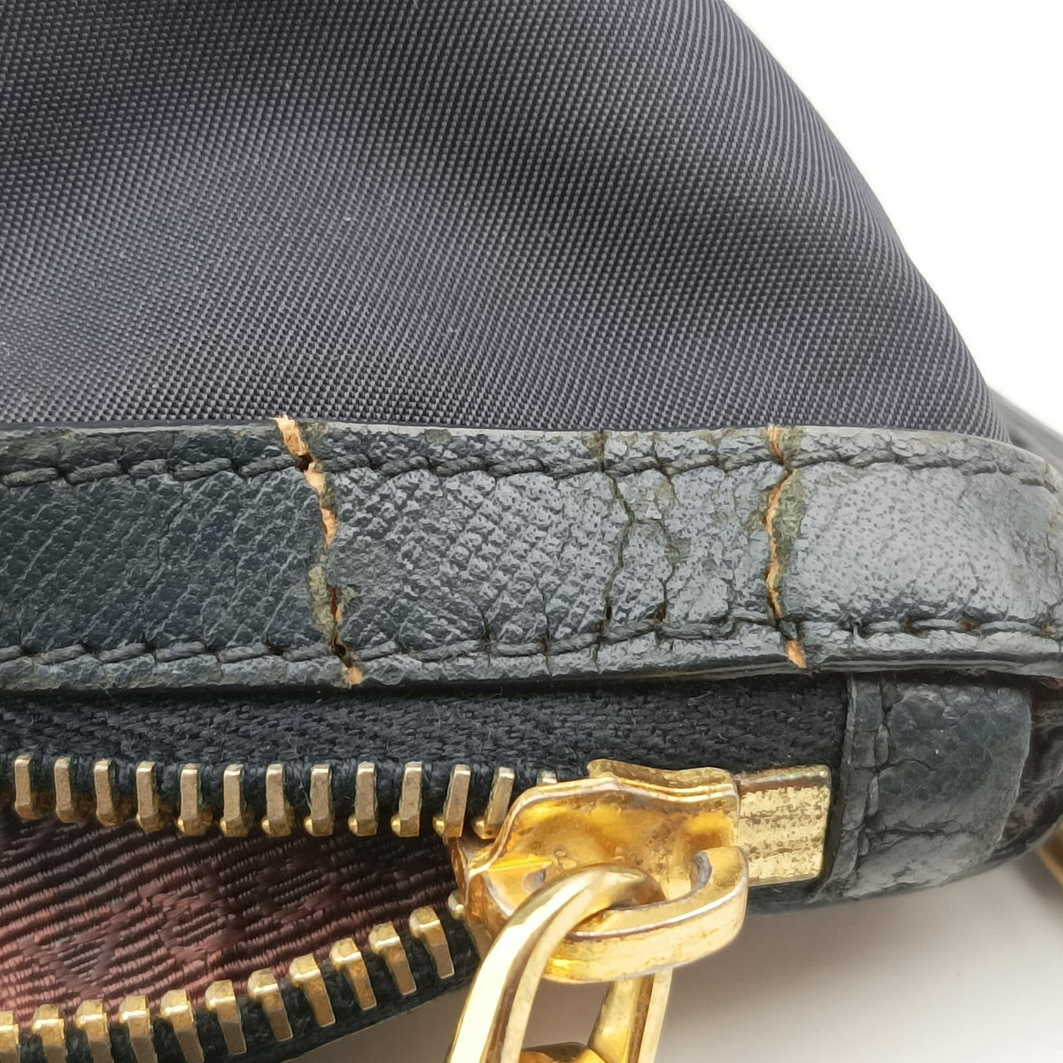 Pre-owned Prada Re-Nylon Tessuto Navy Nylon  shoulderbag | stylenewstar
