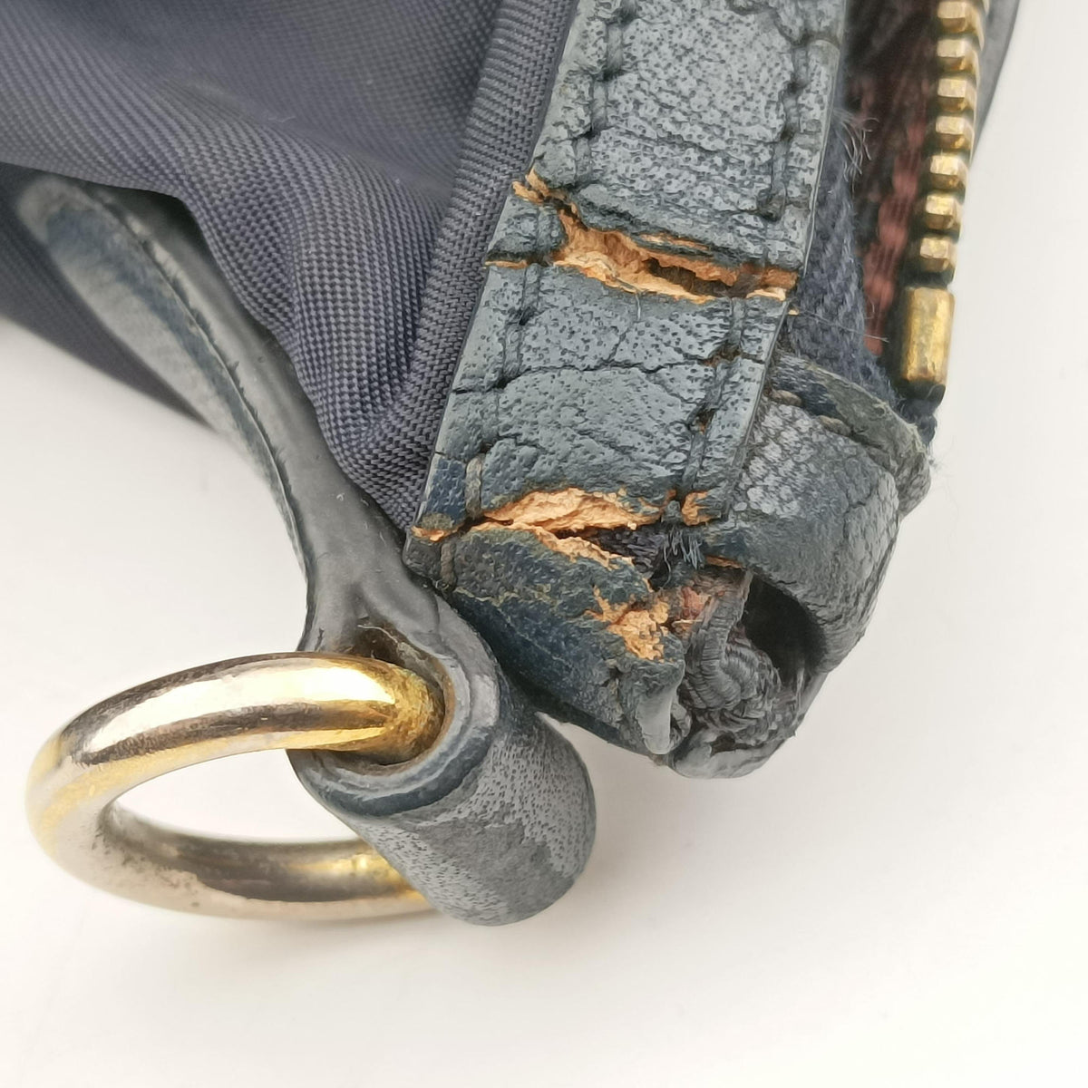 Pre-owned Prada Re-Nylon Tessuto Navy Nylon  shoulderbag | stylenewstar