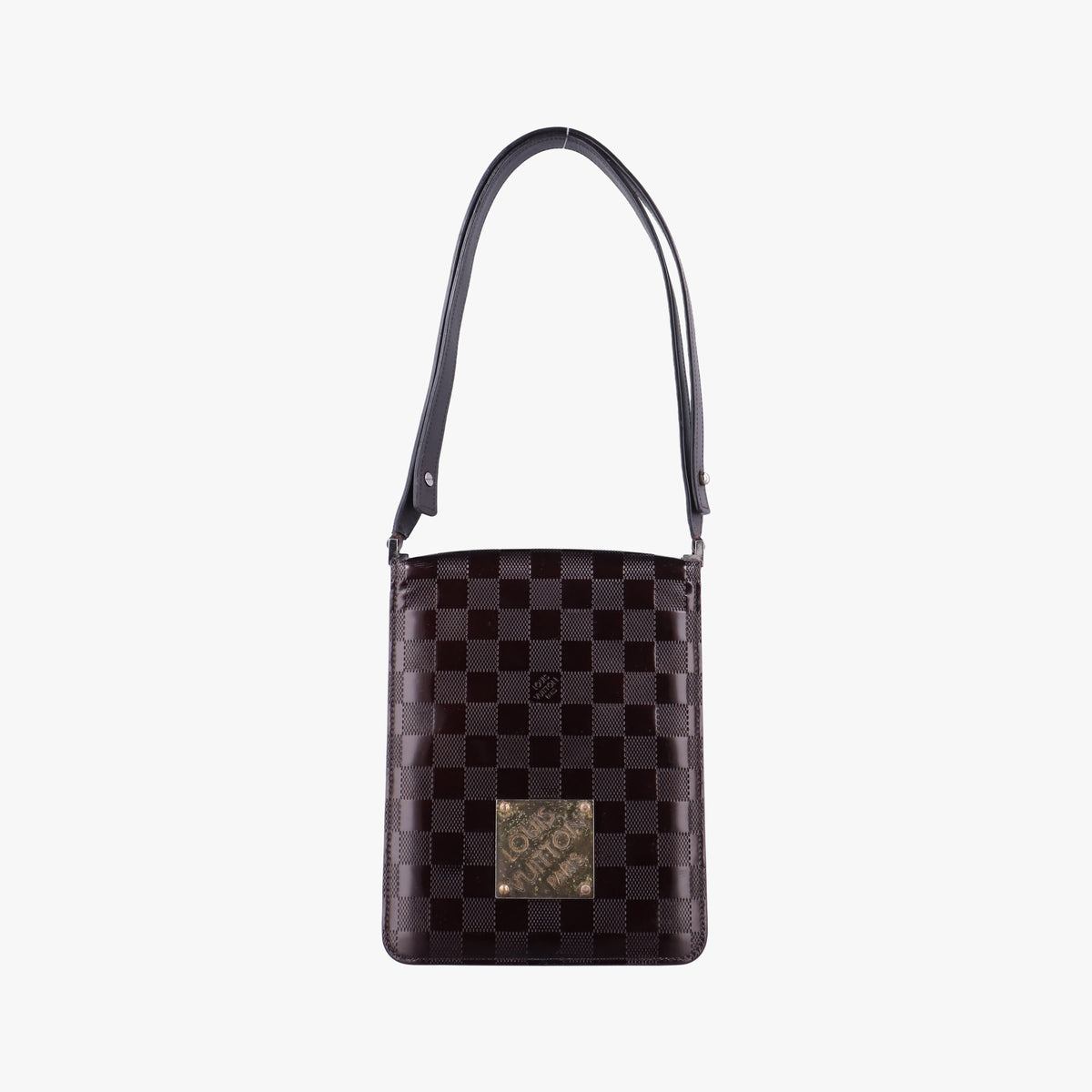 Pre-owned Louis Vuitton Club CARMINE Damier Vernis M92129 shoulderbag | stylenewstar