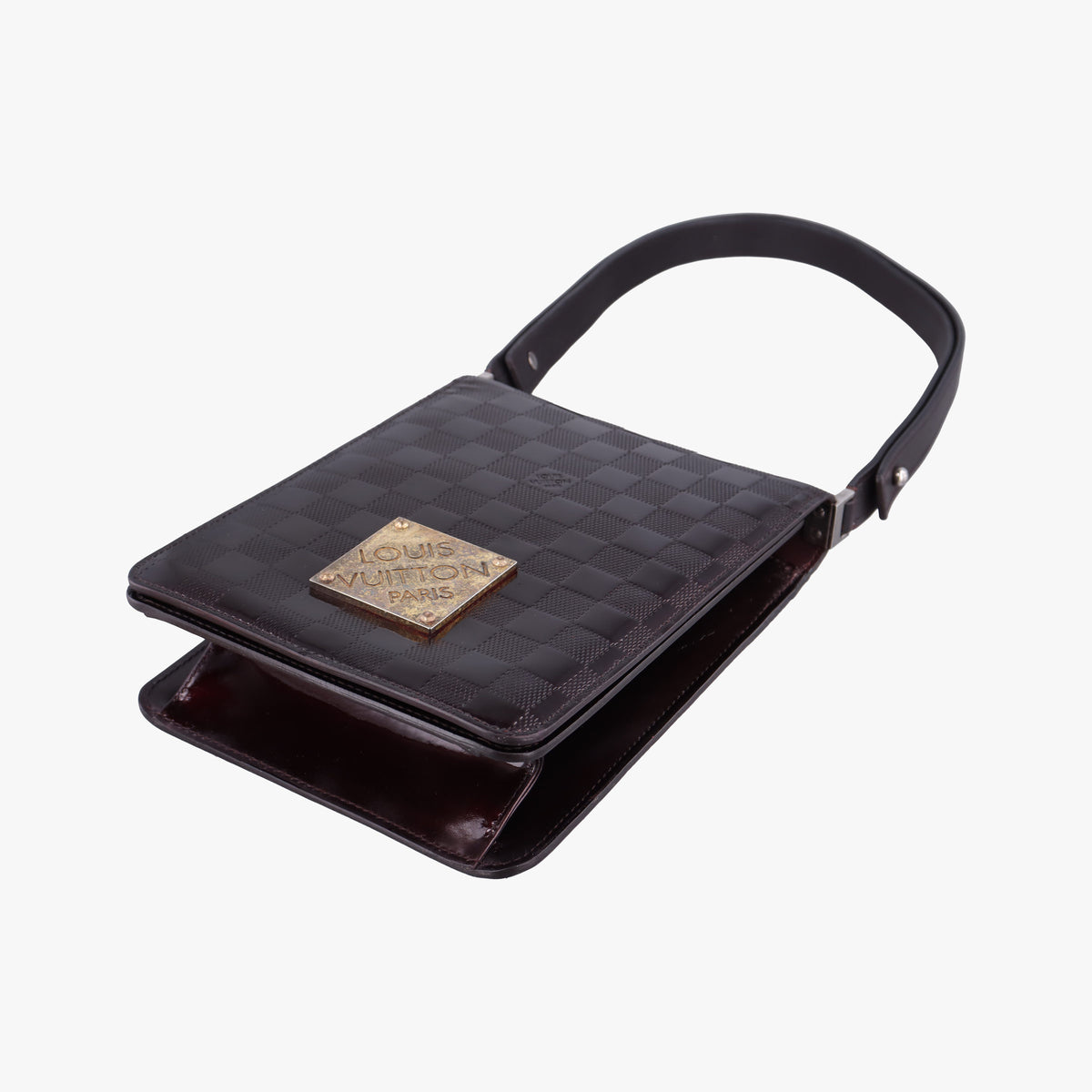 Pre-owned Louis Vuitton Club CARMINE Damier Vernis M92129 shoulderbag | stylenewstar