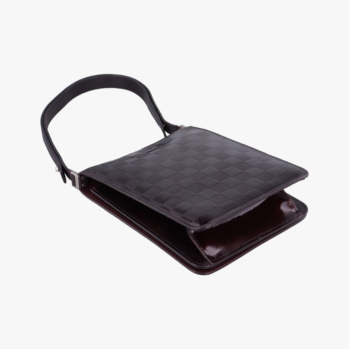 Pre-owned Louis Vuitton Club CARMINE Damier Vernis M92129 shoulderbag | stylenewstar