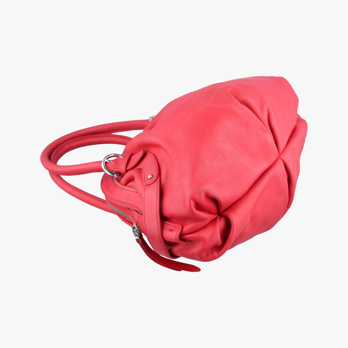 Pre-owned Ferragamo Marissa Red leather  handbag | stylenewstar