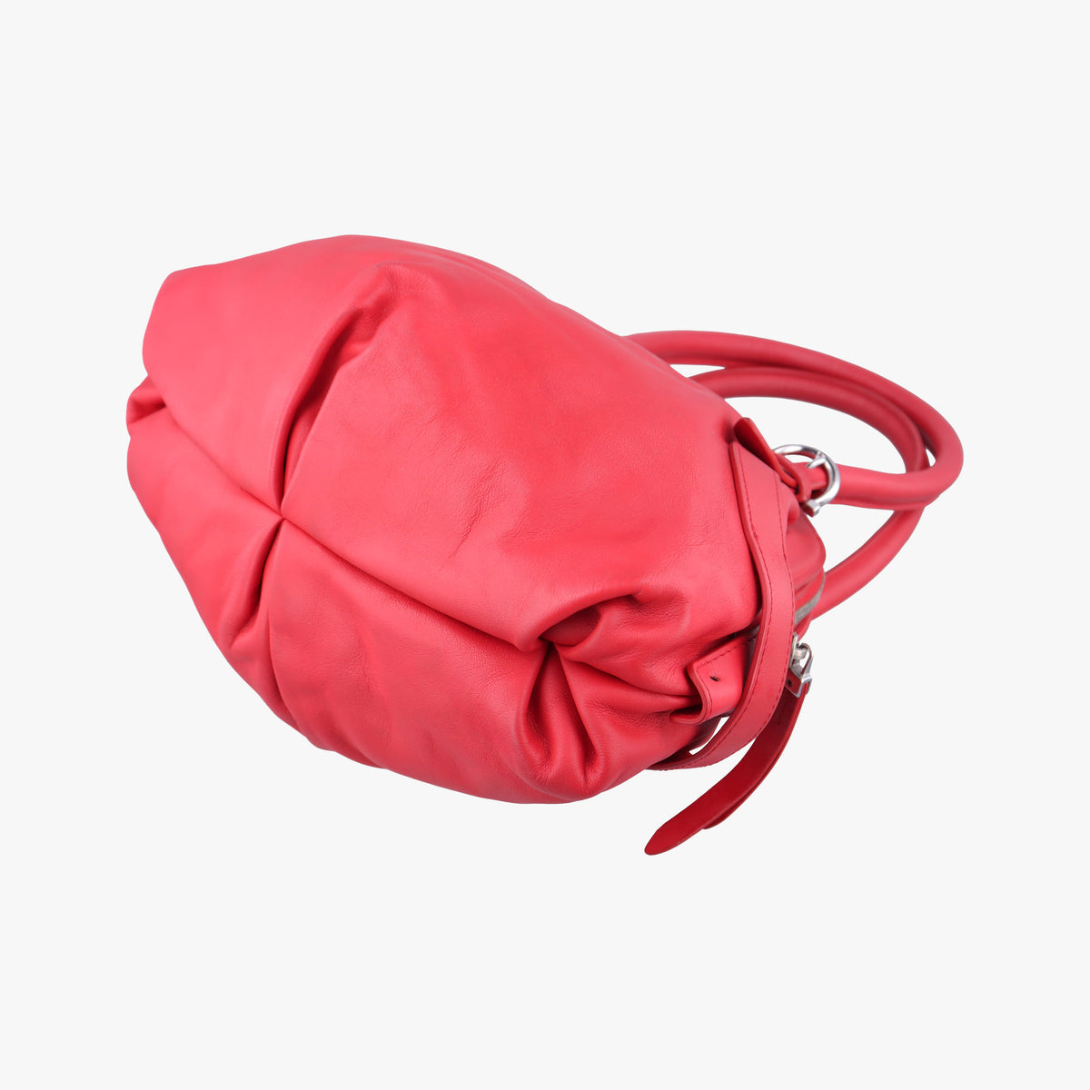 Pre-owned Ferragamo Marissa Red leather  handbag | stylenewstar