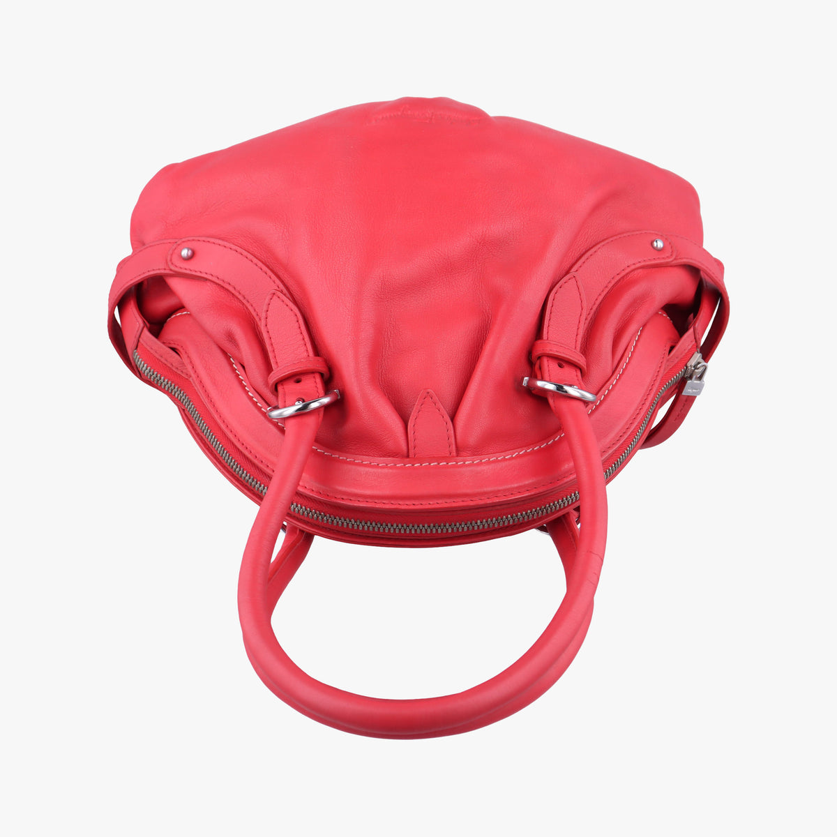 Pre-owned Ferragamo Marissa Red leather  handbag | stylenewstar