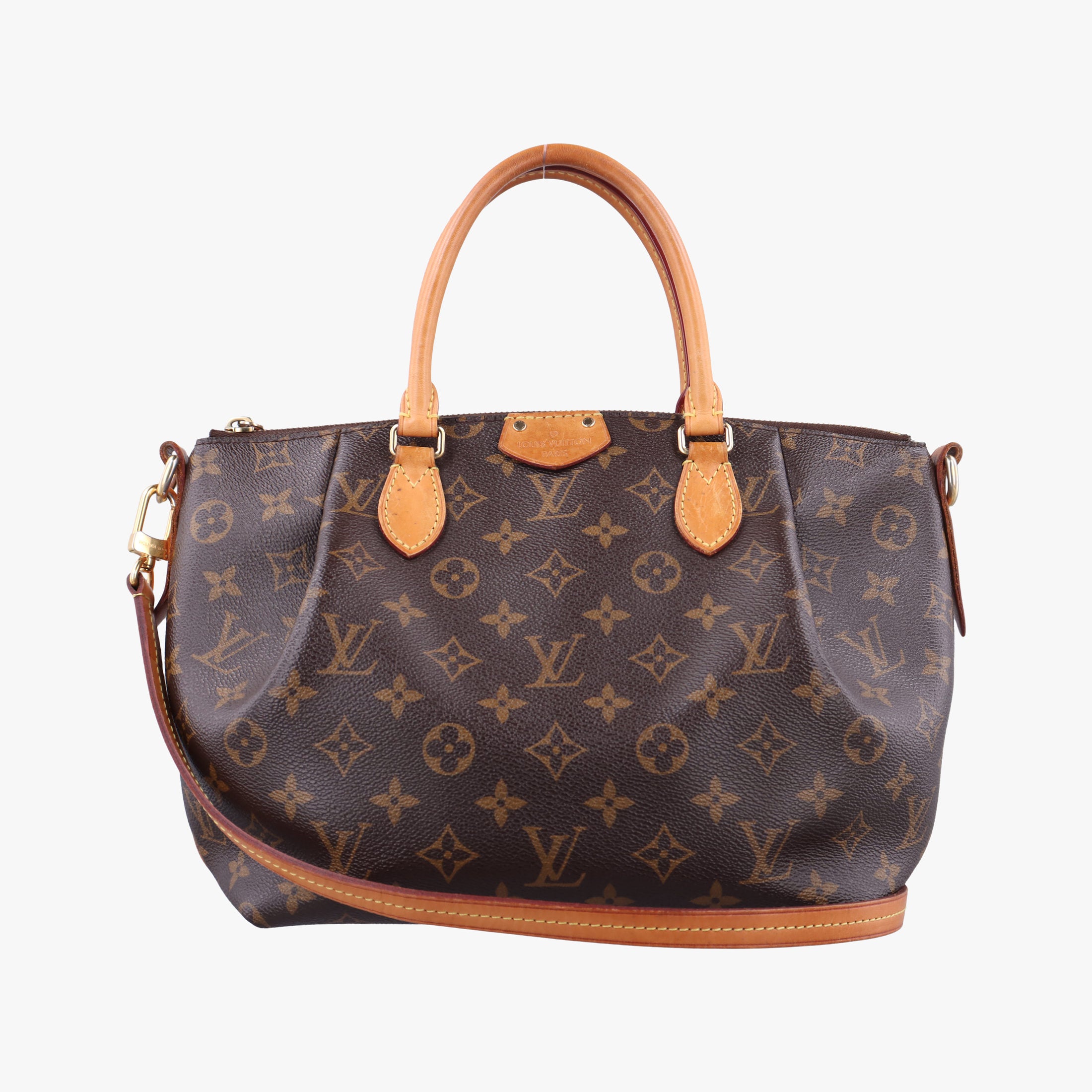 Pre-owned Louis Vuitton TURENNE MM Brown Monogram Canvas M48814 shoulderbag | stylenewstar