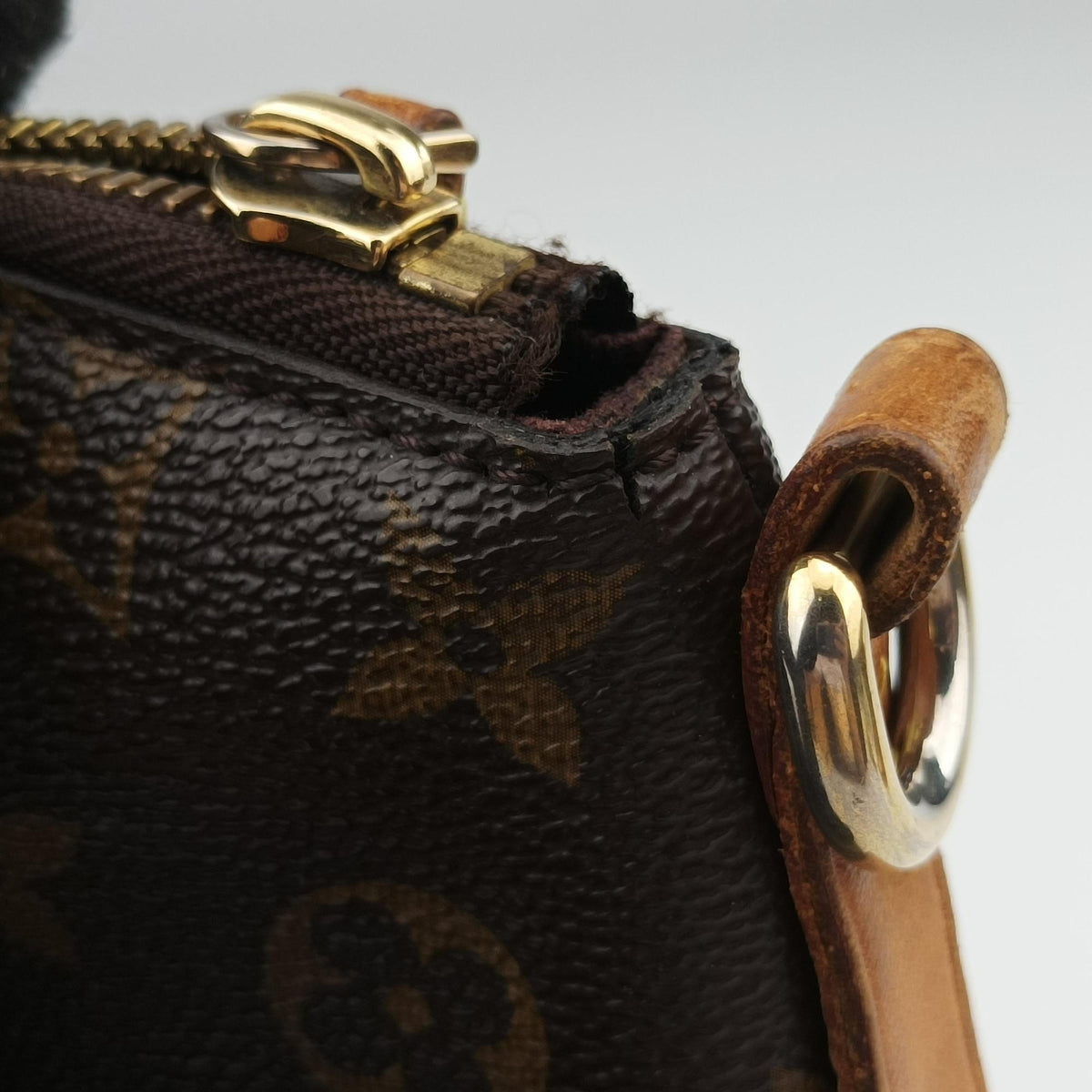 Pre-owned Louis Vuitton TURENNE MM Brown Monogram Canvas M48814 shoulderbag | stylenewstar
