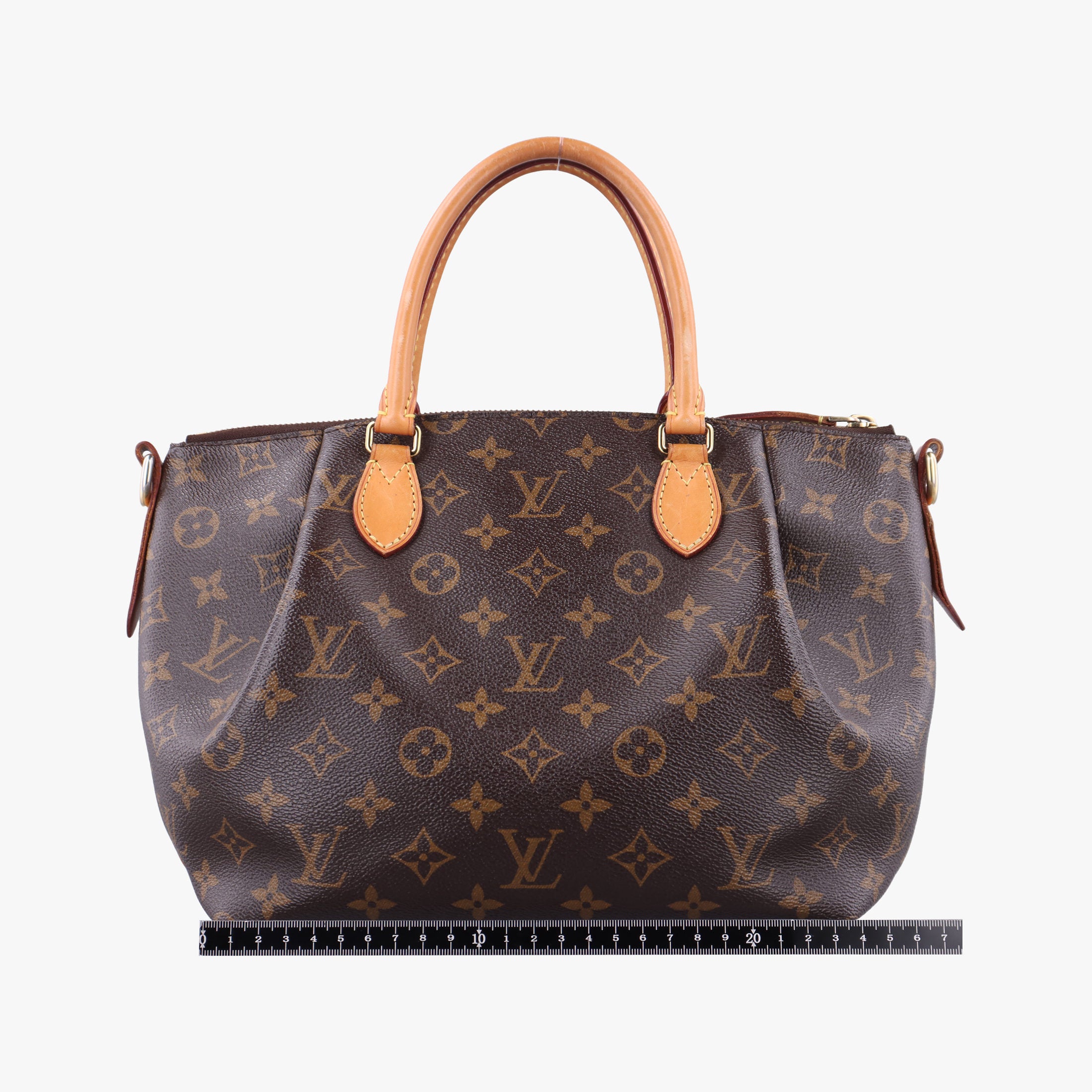 Pre-owned Louis Vuitton TURENNE MM Brown Monogram Canvas M48814 shoulderbag | stylenewstar