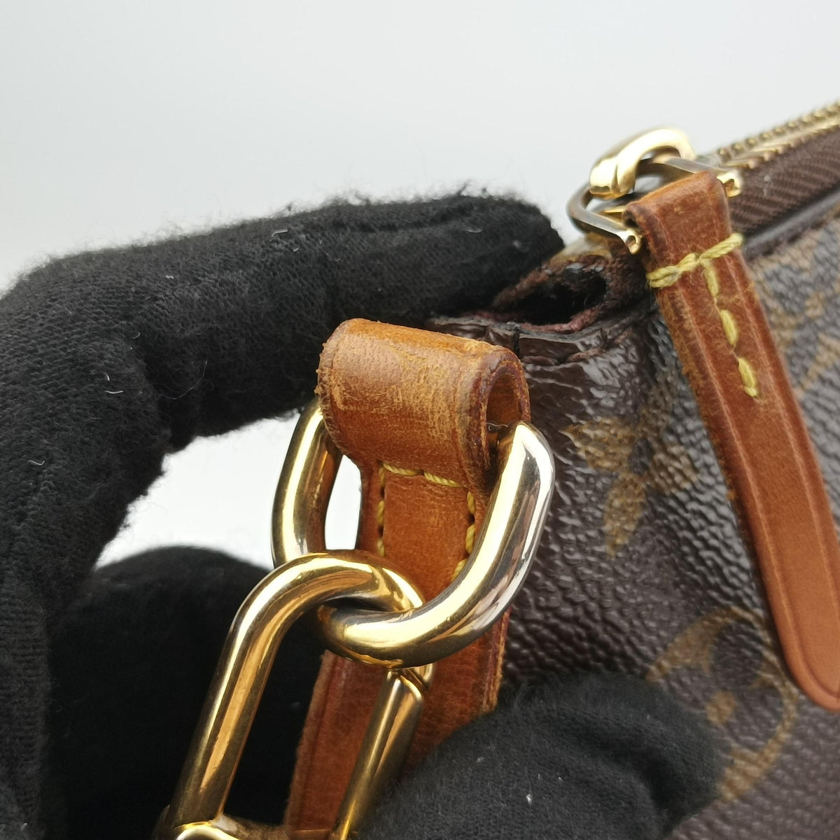 Pre-owned Louis Vuitton TURENNE MM Brown Monogram Canvas M48814 shoulderbag | stylenewstar